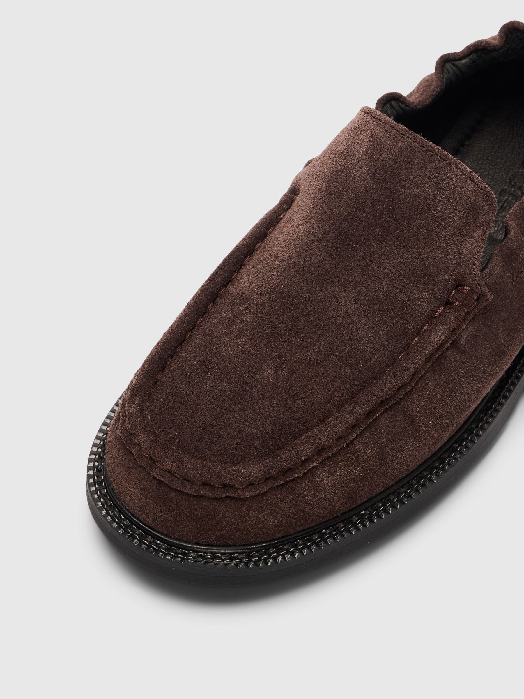 SUEDE LOAFERS