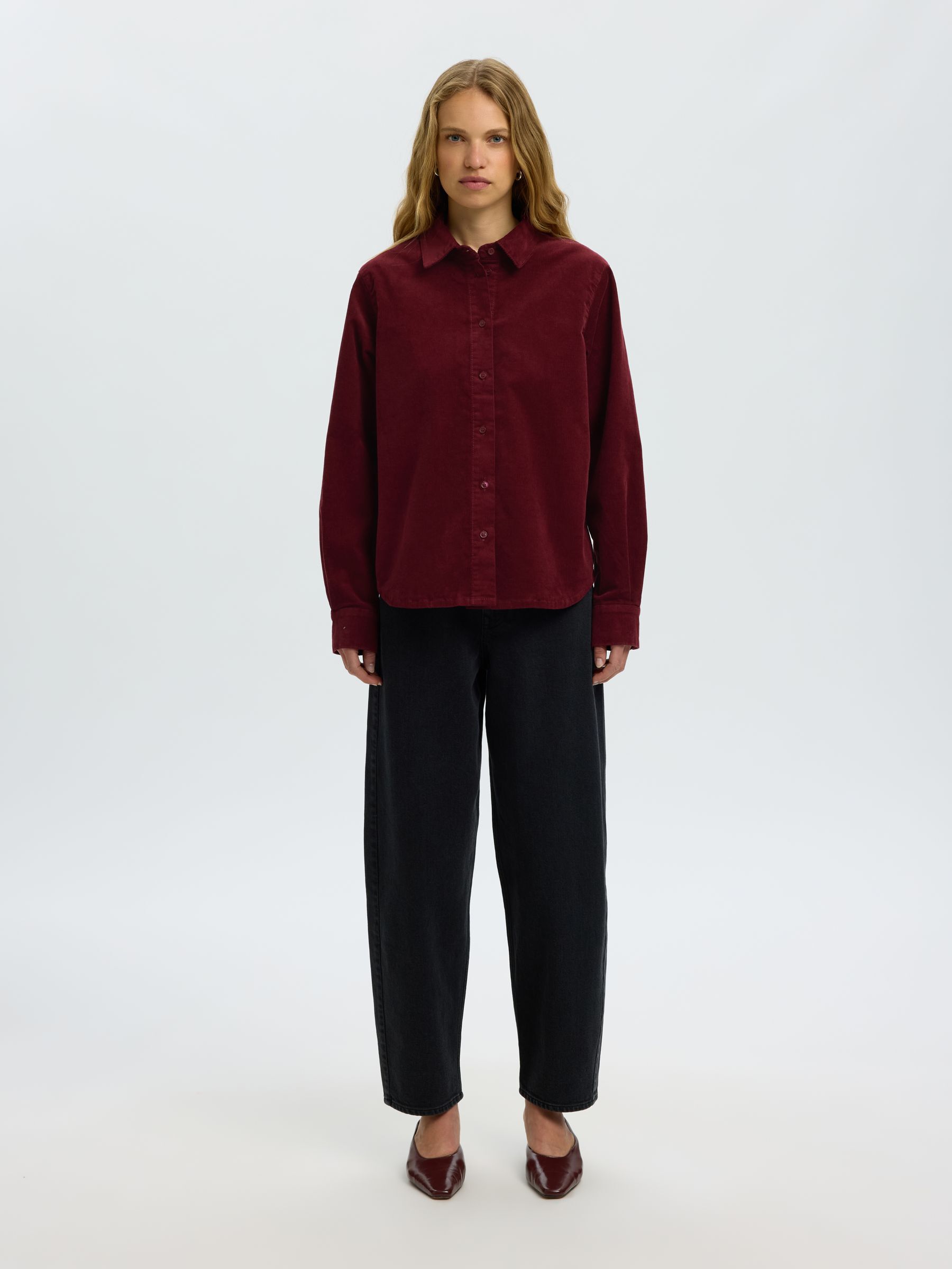 REGULAR FIT CORDUROY SHIRT