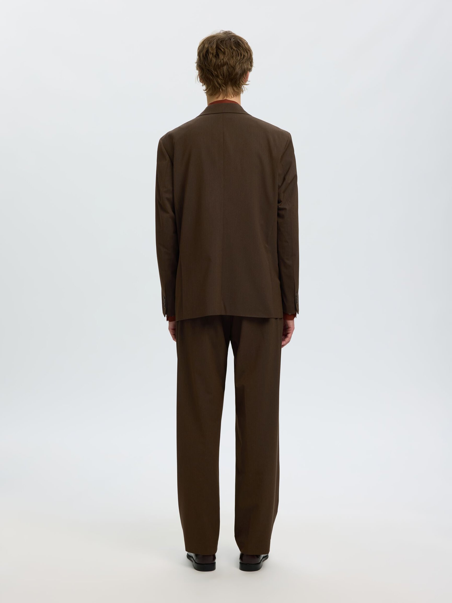RELAXED FIT DOUBLE-BREASTED BLAZER