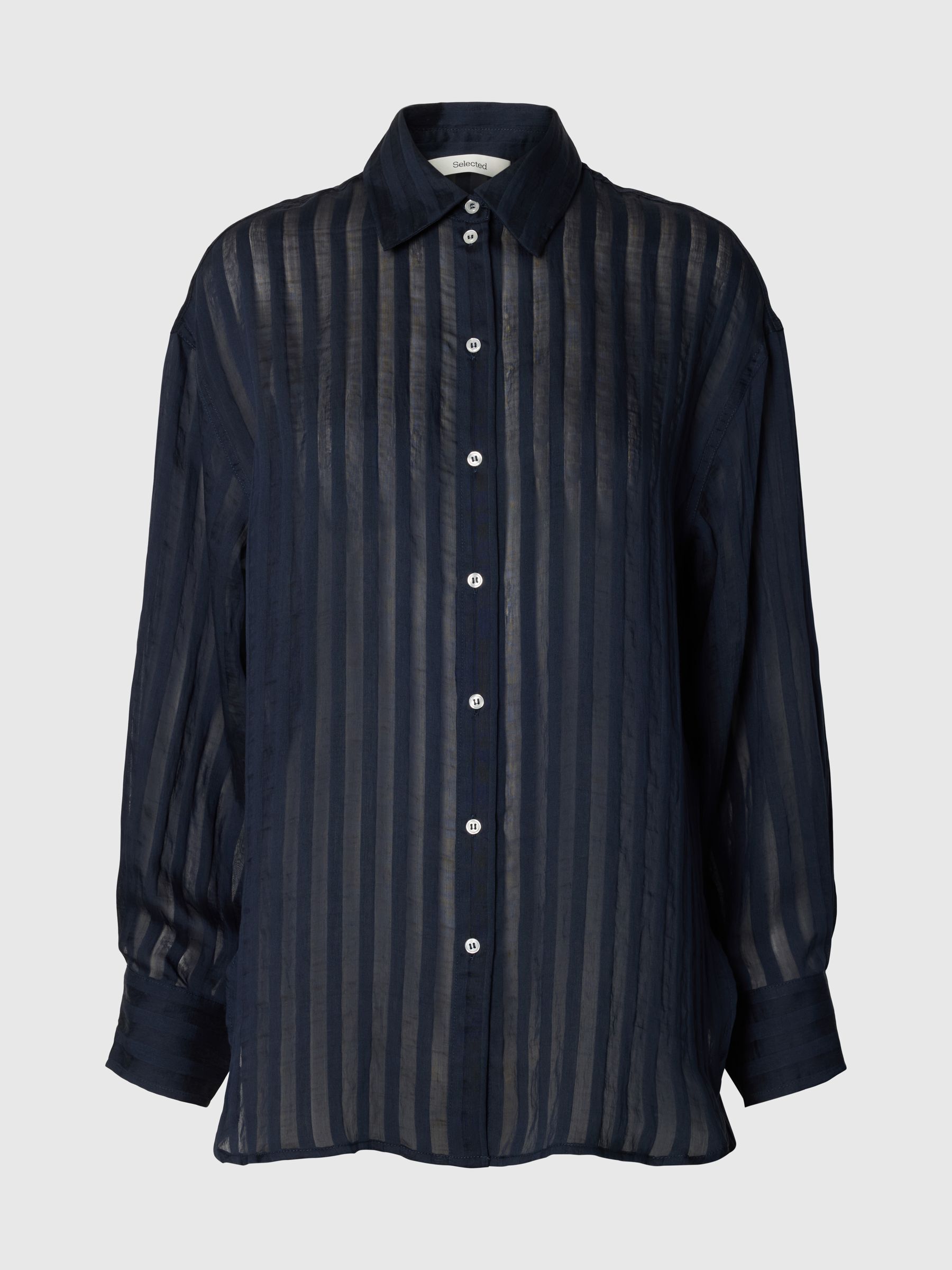 OVERSIZED FIT OVERHEMD MET LANGE MOUWEN