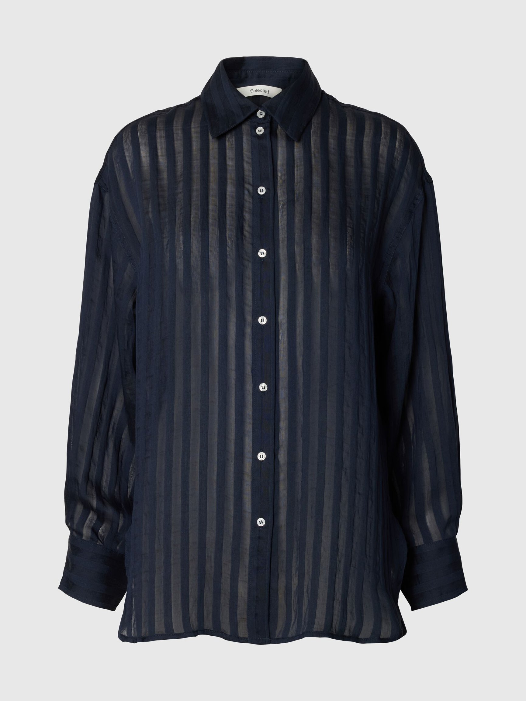 OVERSIZED FIT OVERHEMD MET LANGE MOUWEN