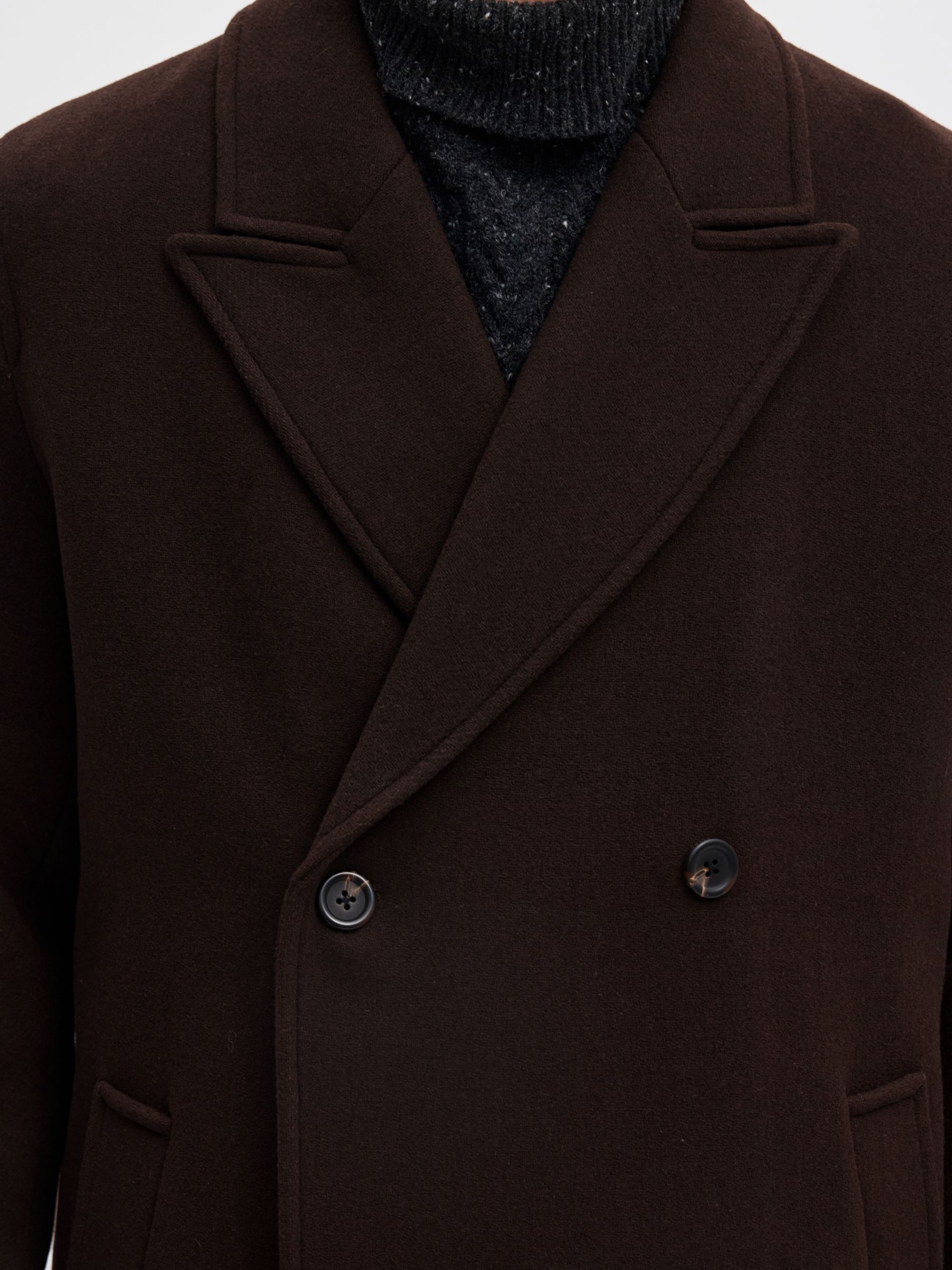 WOOL BLEND LONG COAT