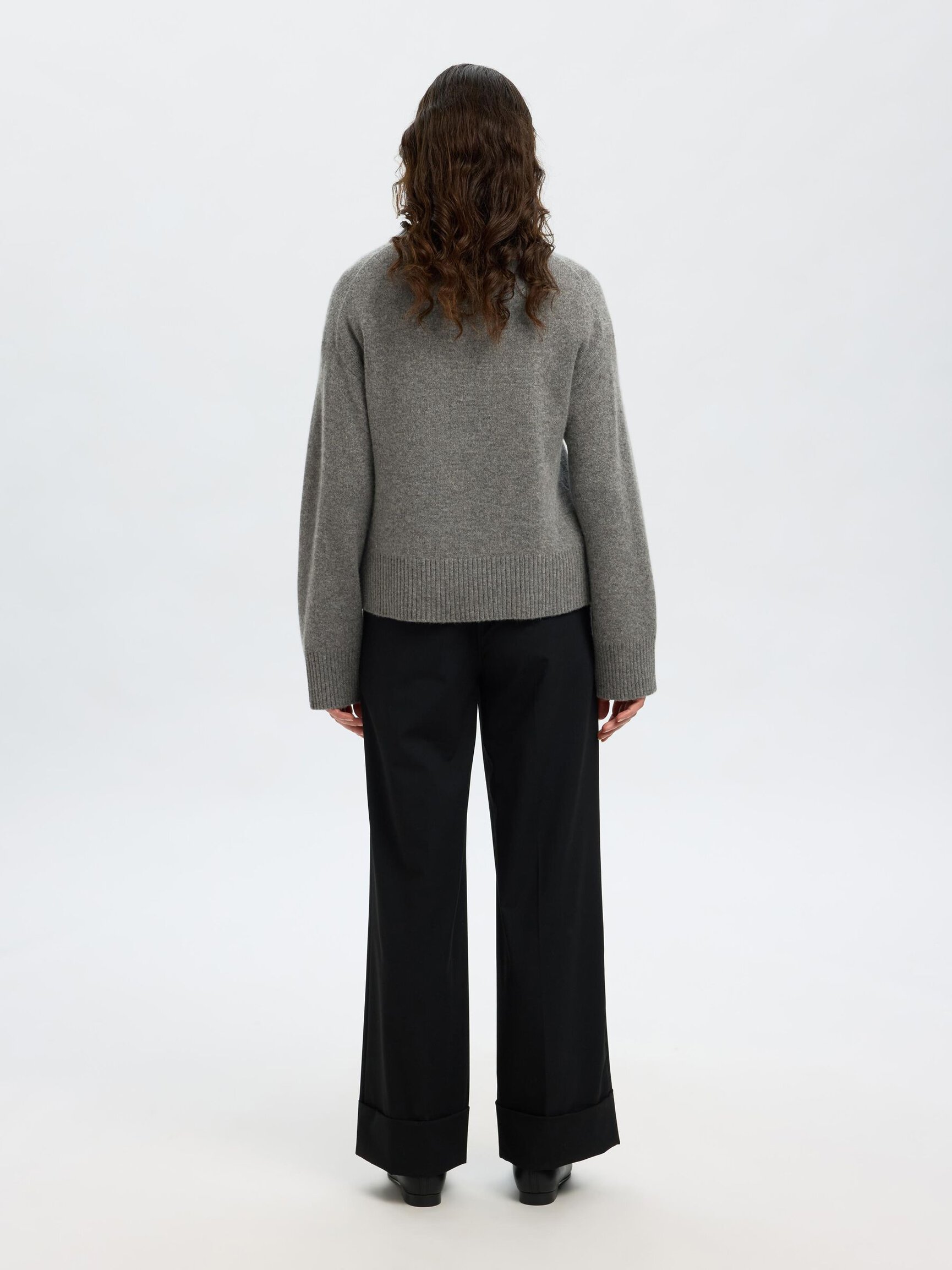 CASHMERE BLEND PULLOVER