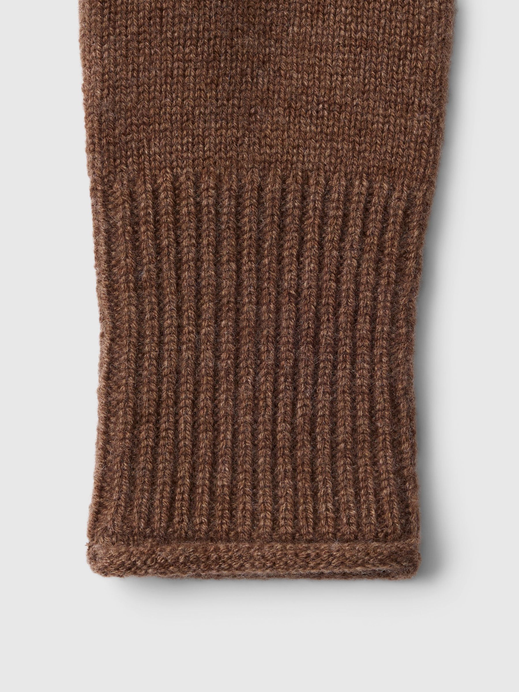 WOOL BLEND GLOVES