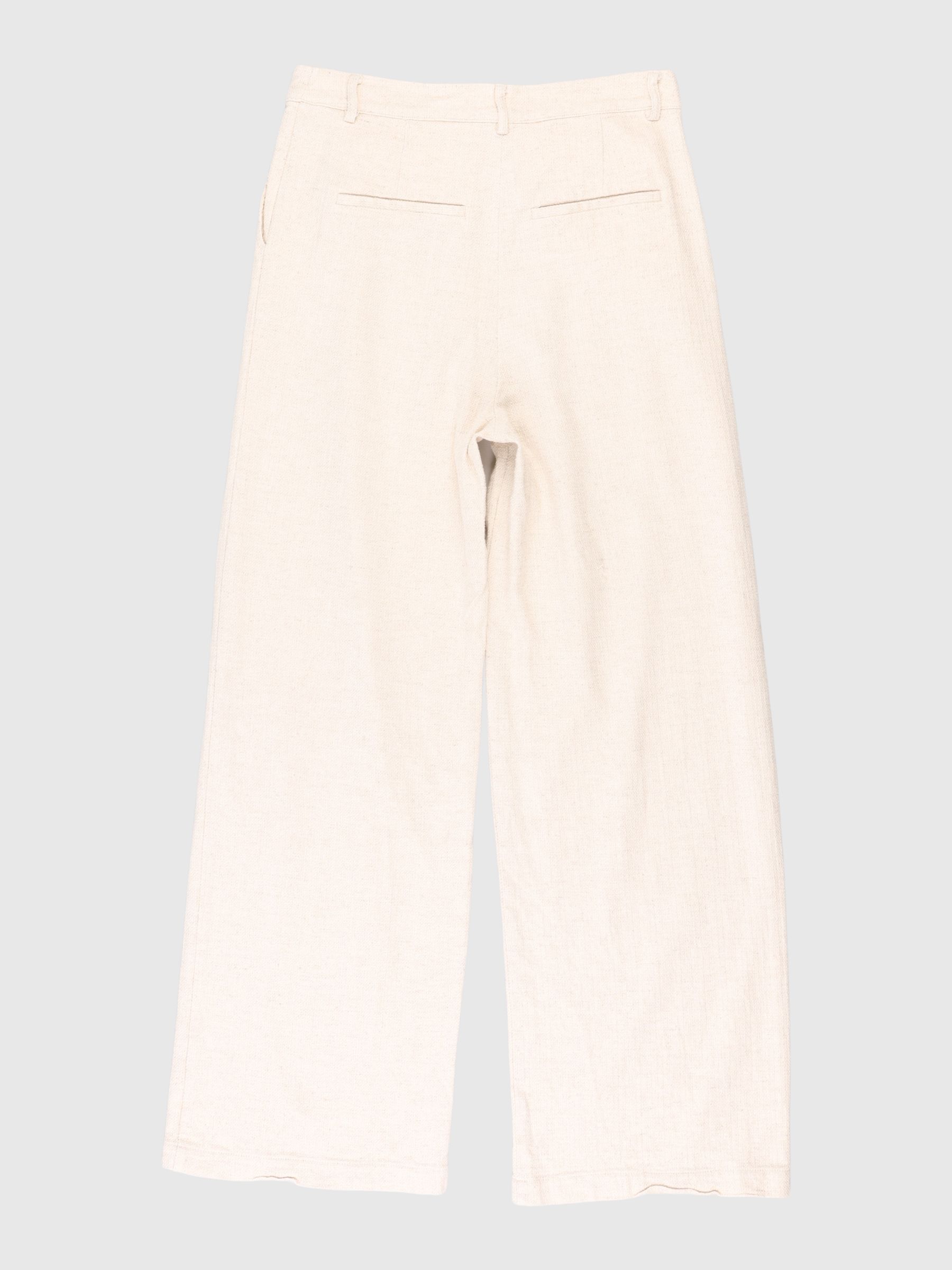 PLEATED WIDE-LEG TROUSERS