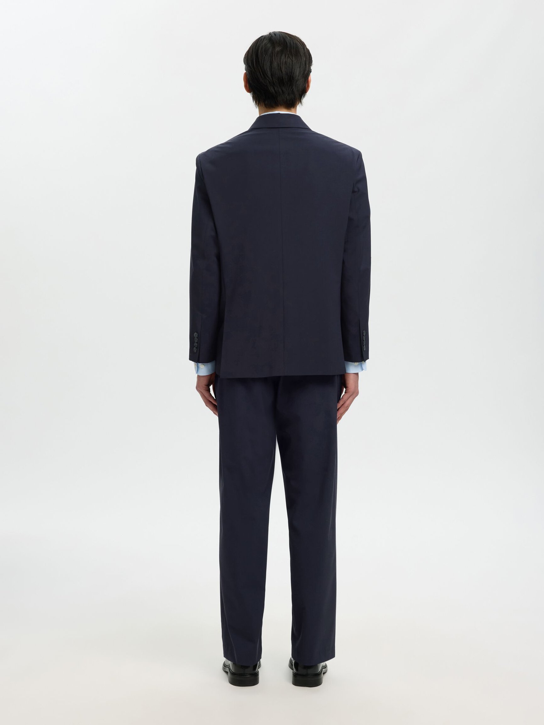 RELAXED FIT DOUBLE-BREASTED BLAZER