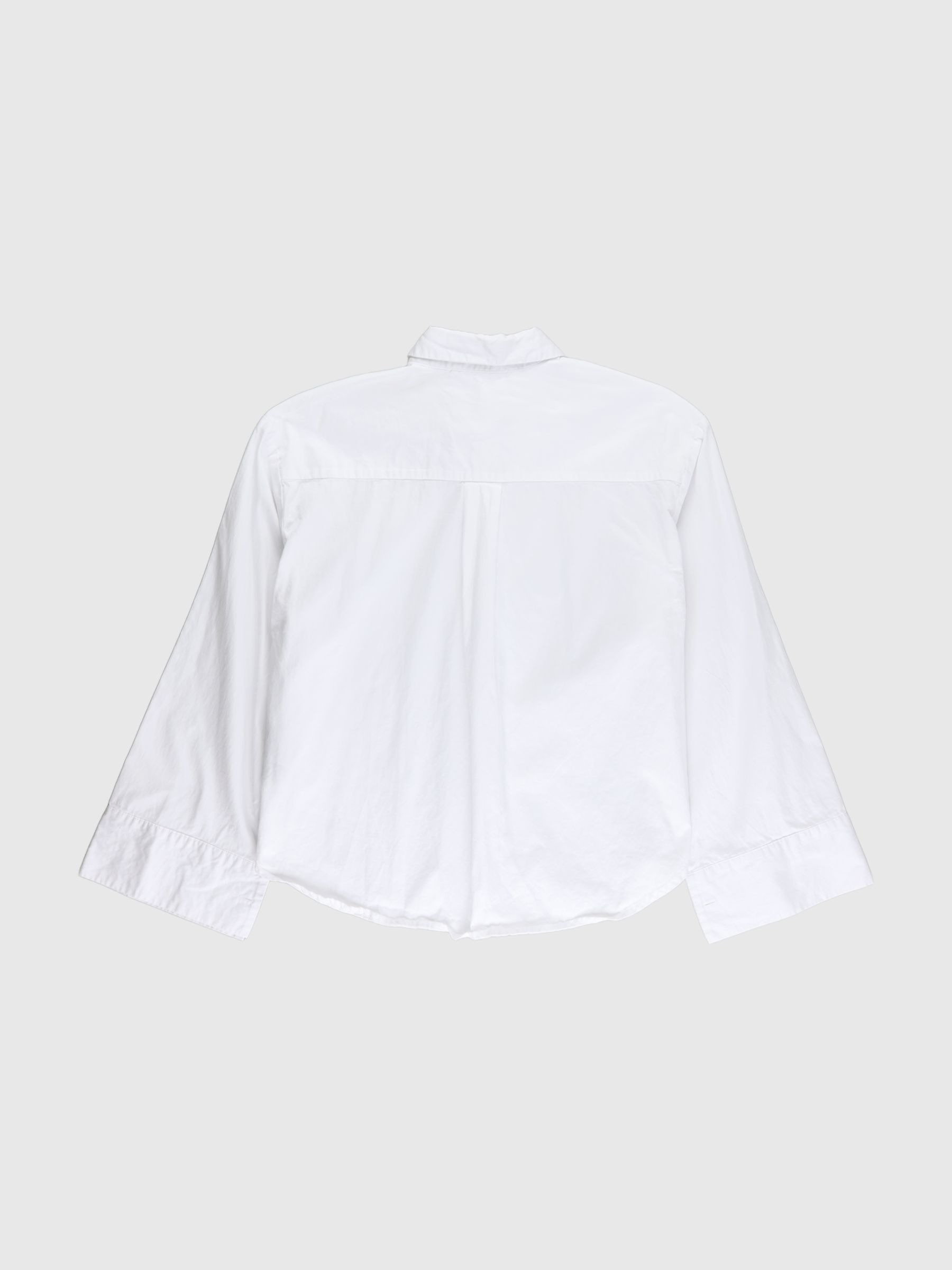 PEARL DETAIL CROPPED SHIRT