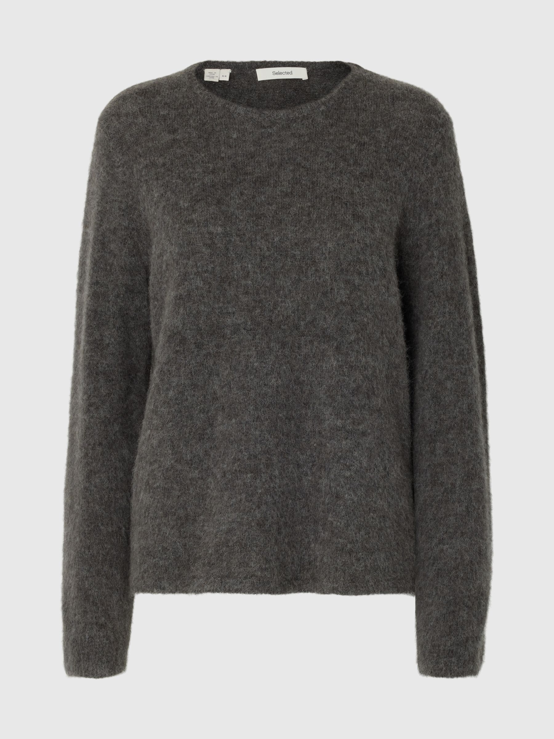 WOOL BLEND KNITTED JUMPER