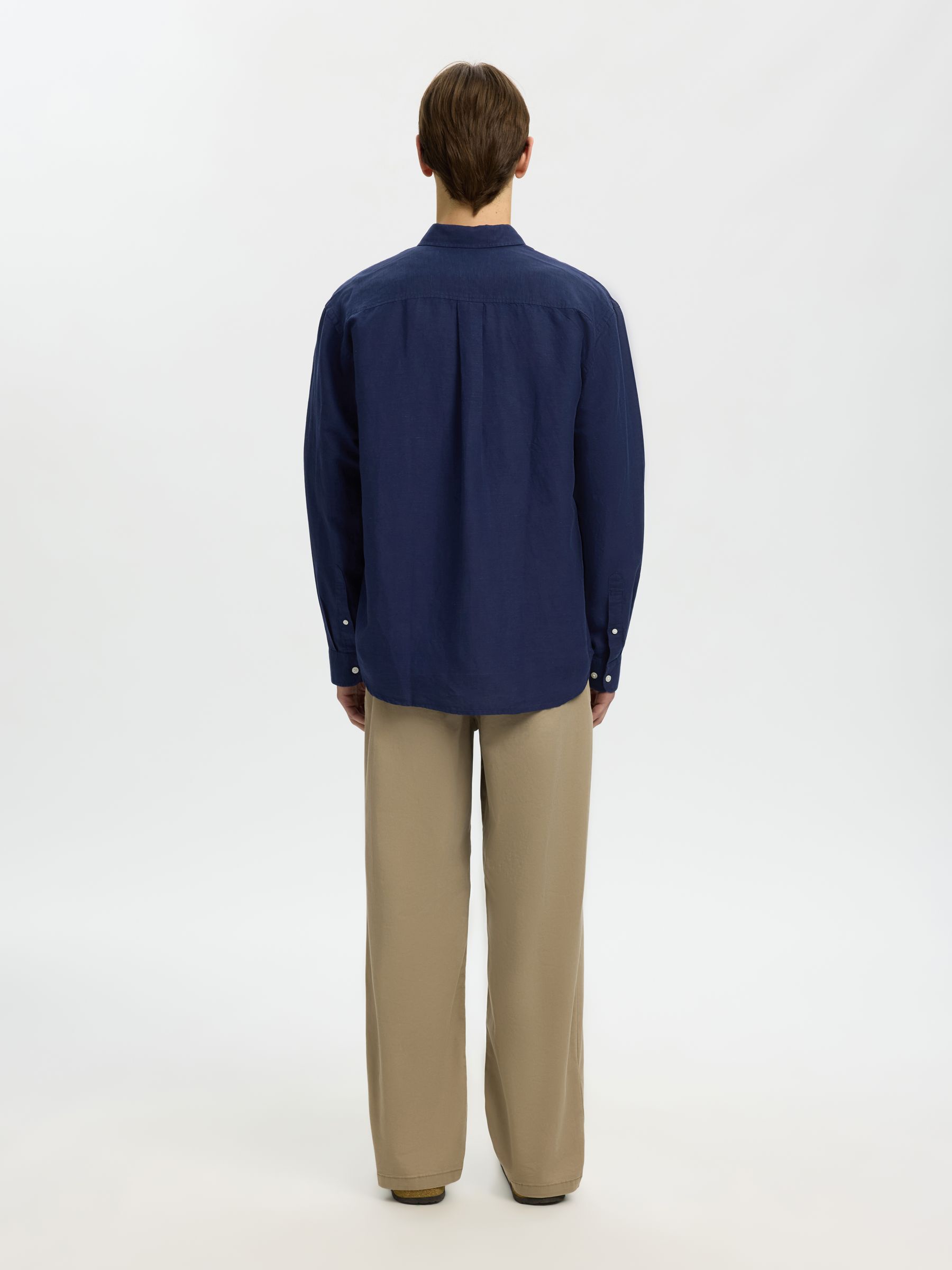 HEMP BLEND LONG SLEEVED SHIRT