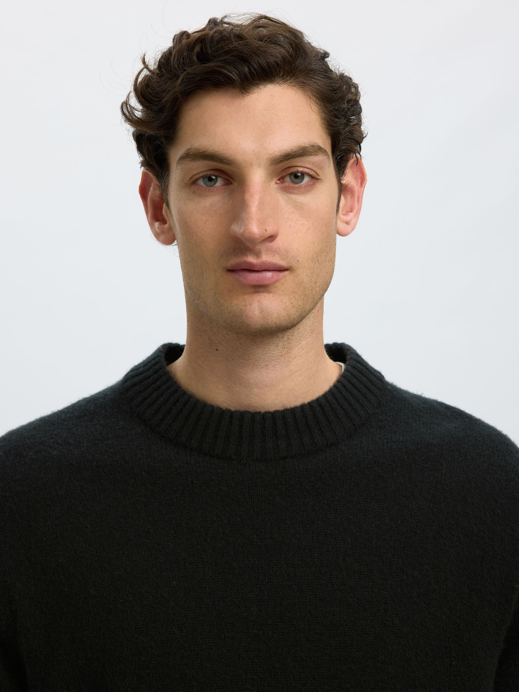 CACHEMIRE MÉLANGÉ PULL EN MAILLE