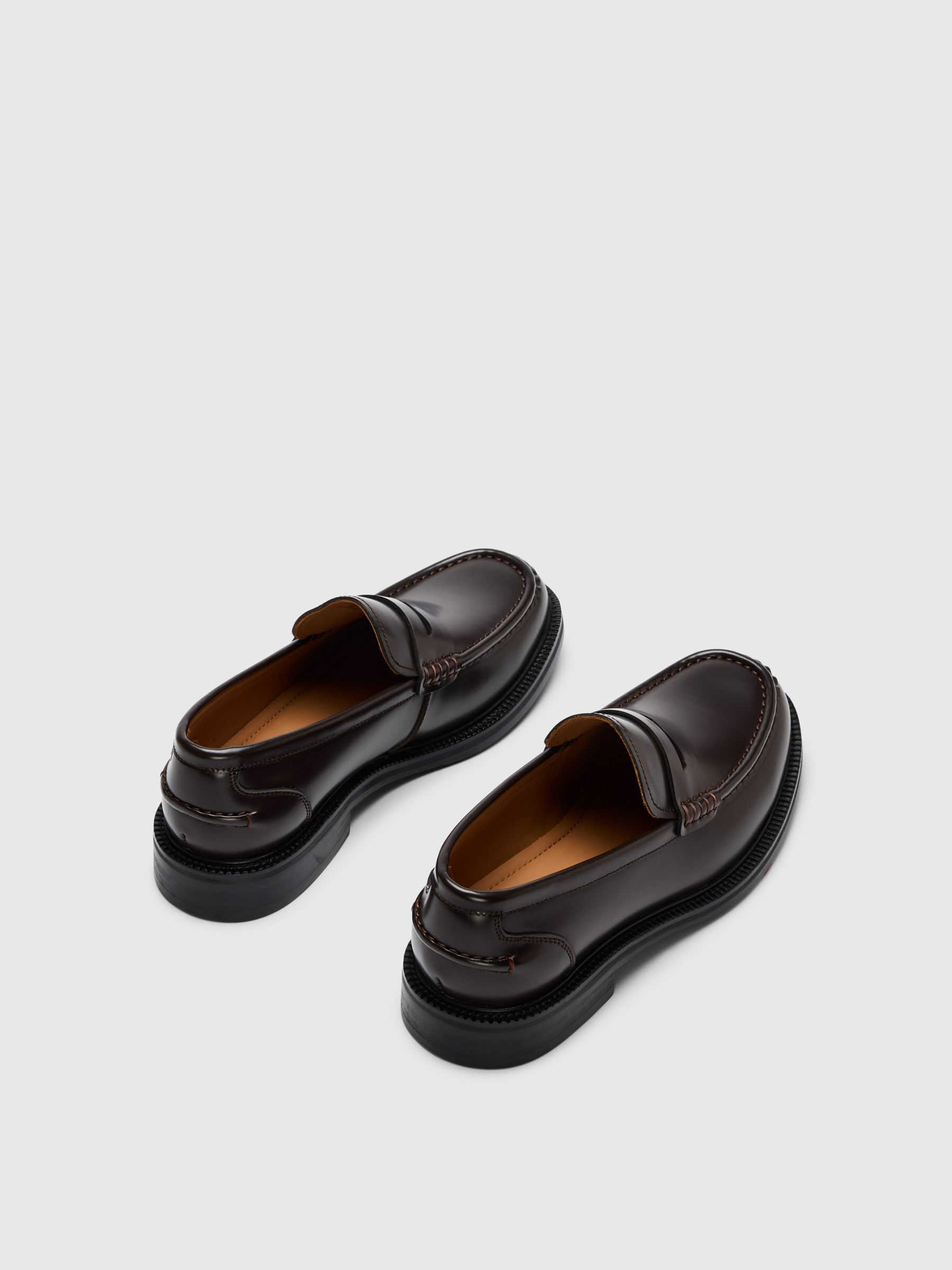 LEATHER  PENNY LOAFERS