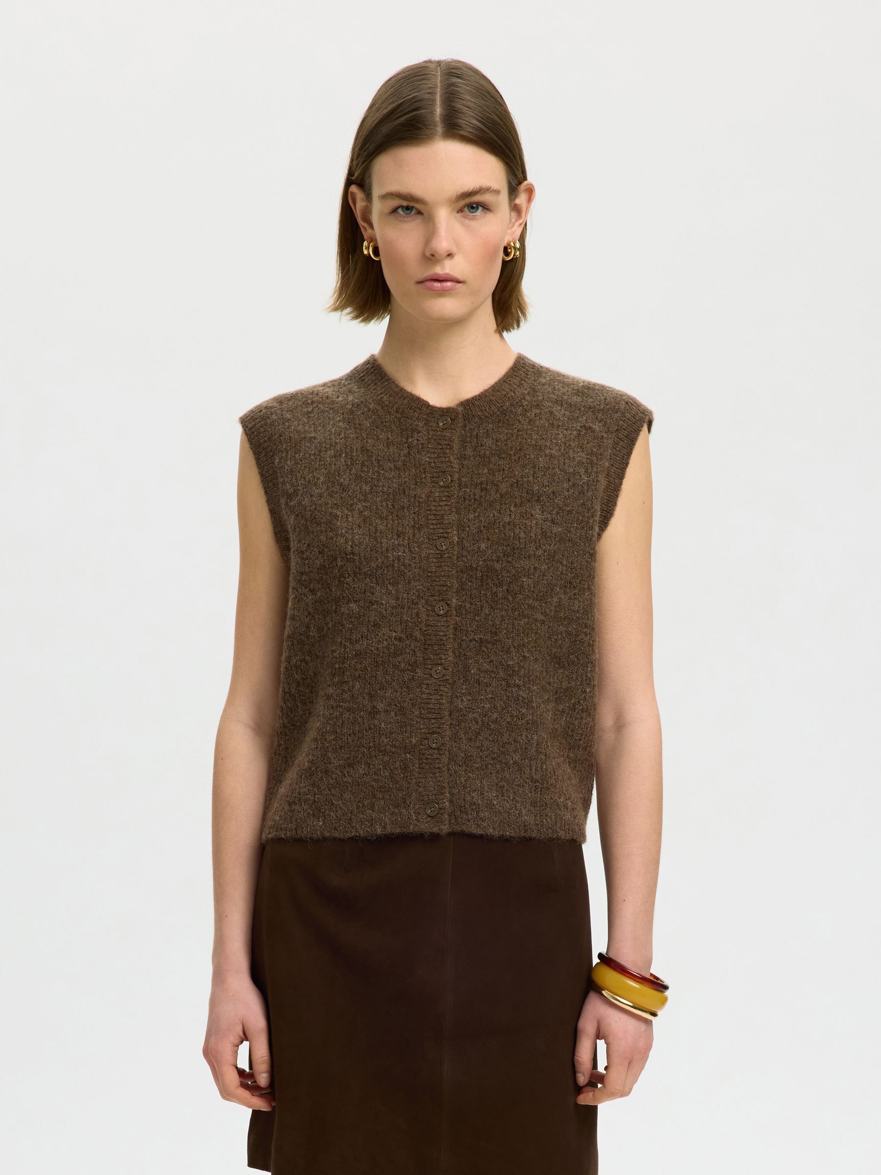 WOOL BLEND  WAISTCOAT