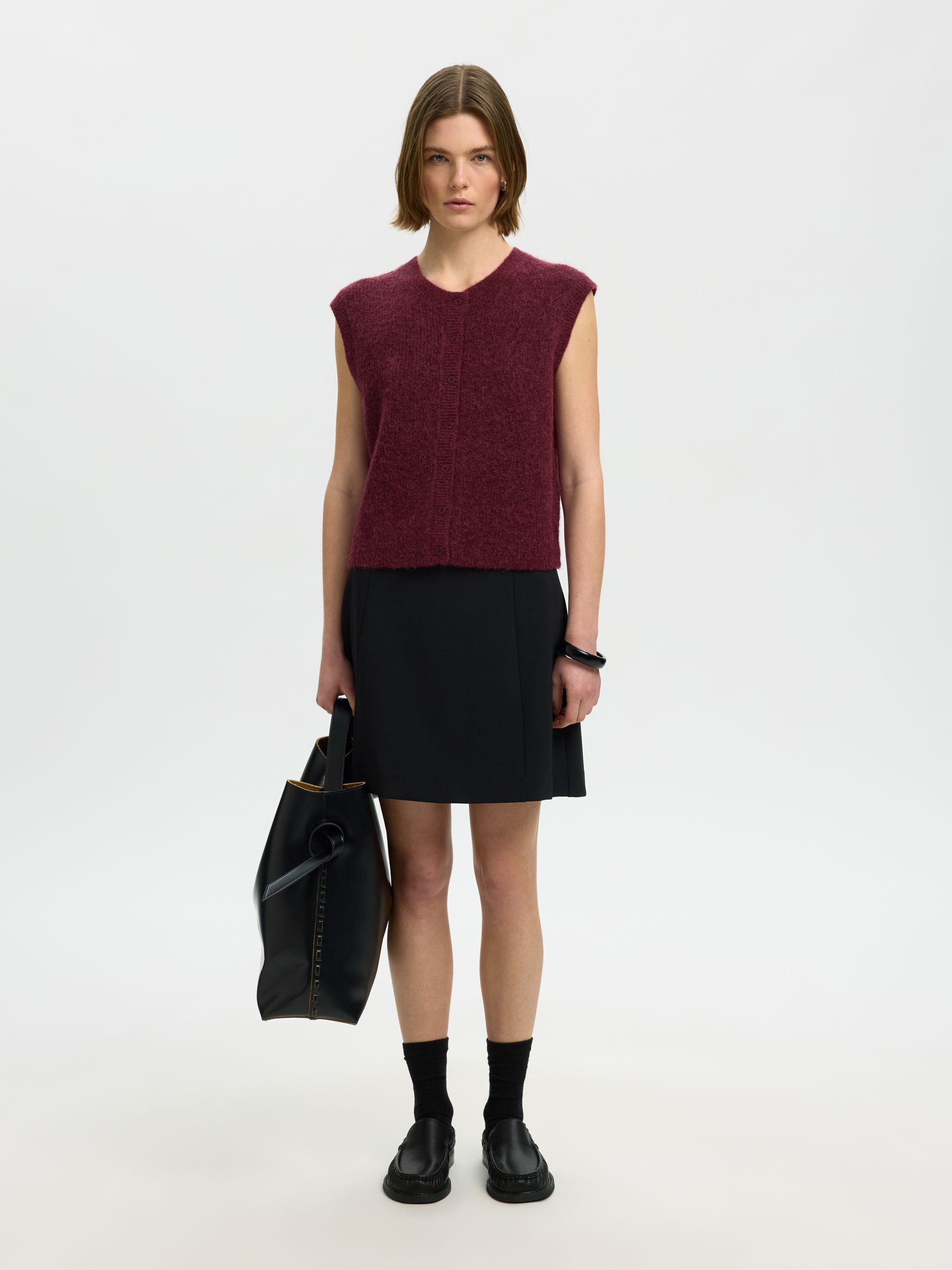 WOOL BLEND  WAISTCOAT
