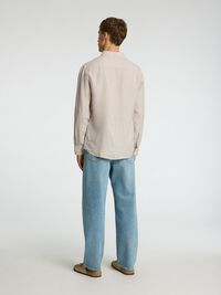 100% LINEN SHIRT, Pure Cashmere, highres