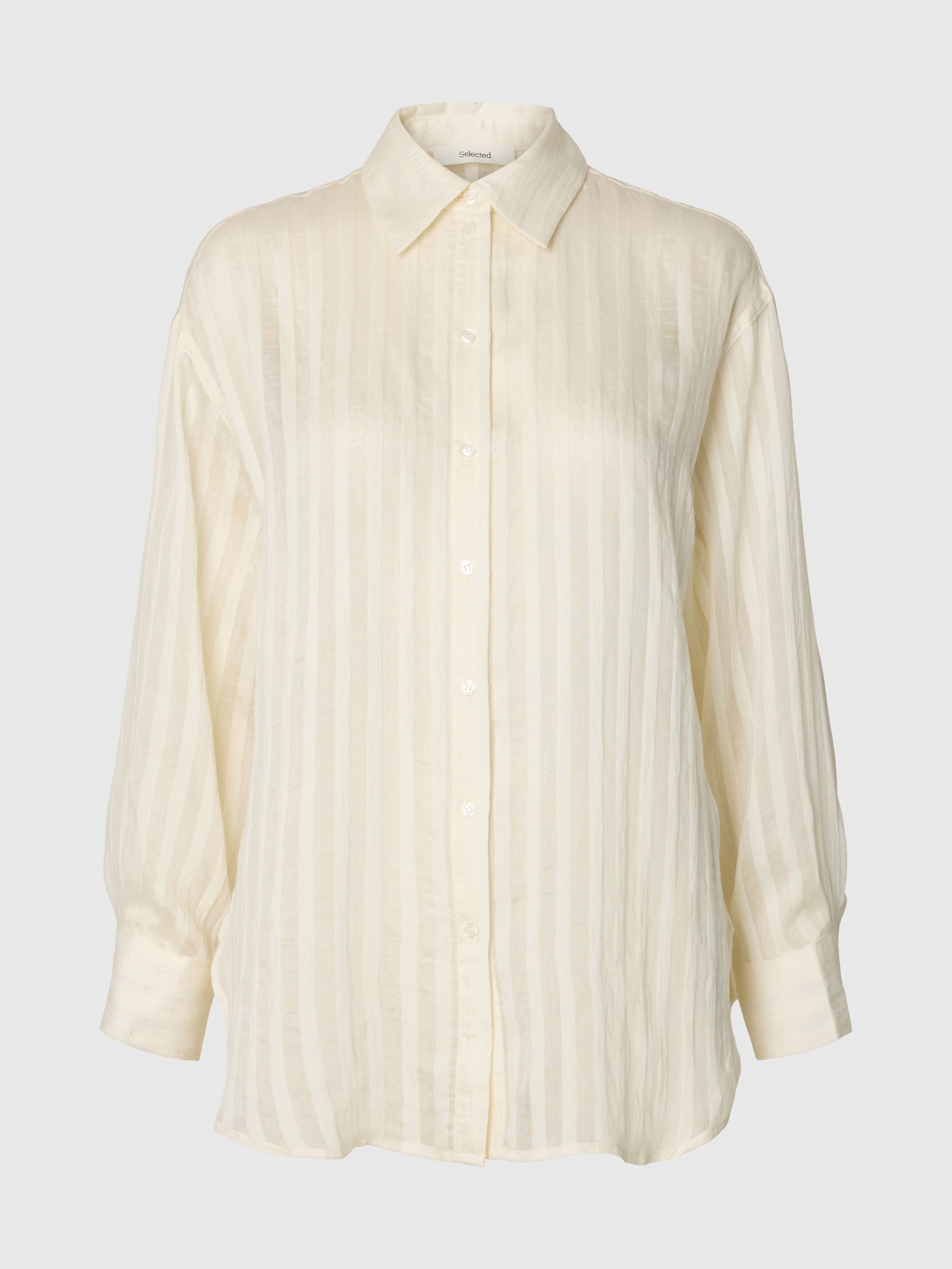 OVERSIZED FIT OVERHEMD MET LANGE MOUWEN