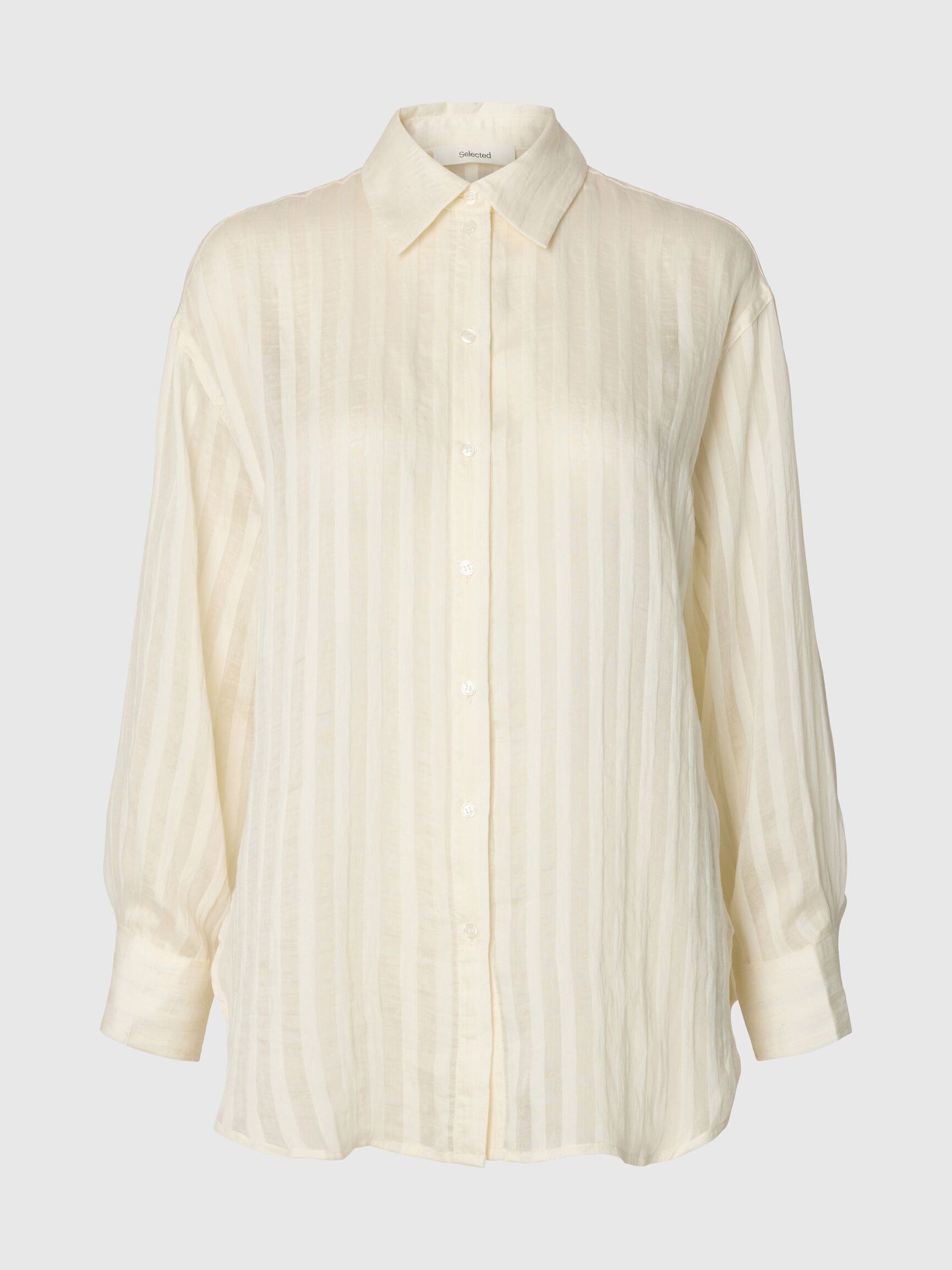 OVERSIZED FIT OVERHEMD MET LANGE MOUWEN