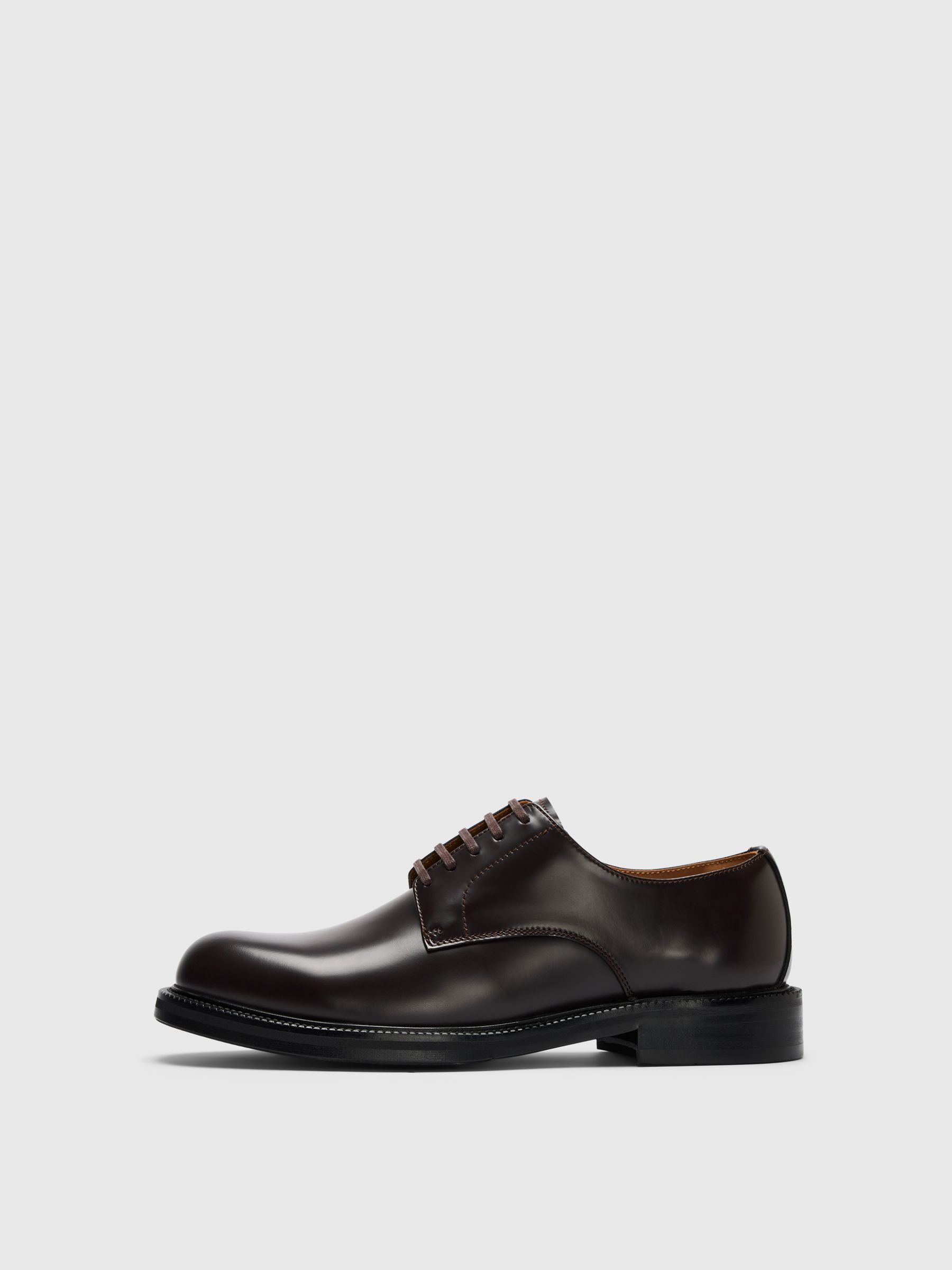LEATHER DERBY SHOES