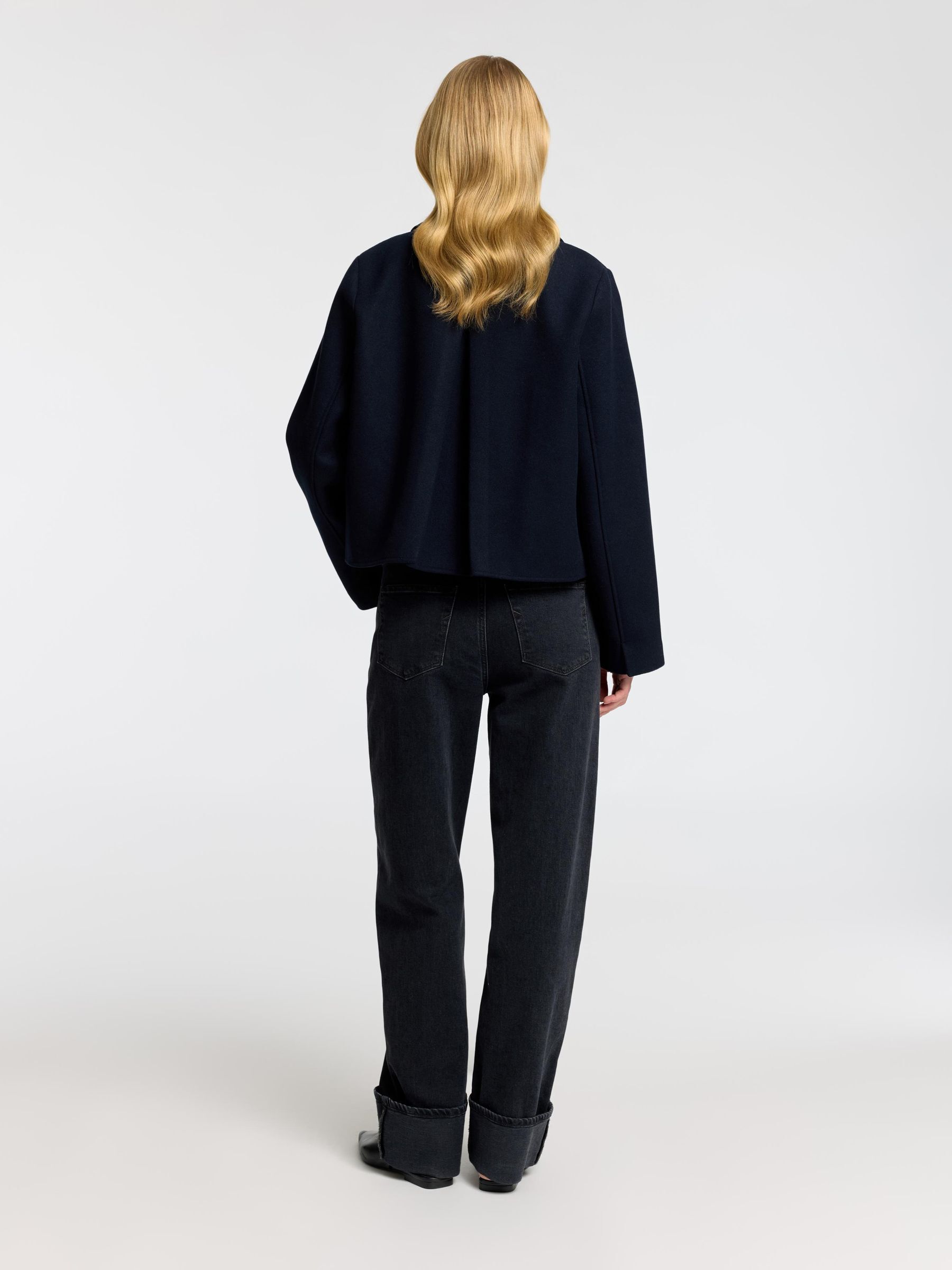 TAILORED WOOL BLEND  JACKET