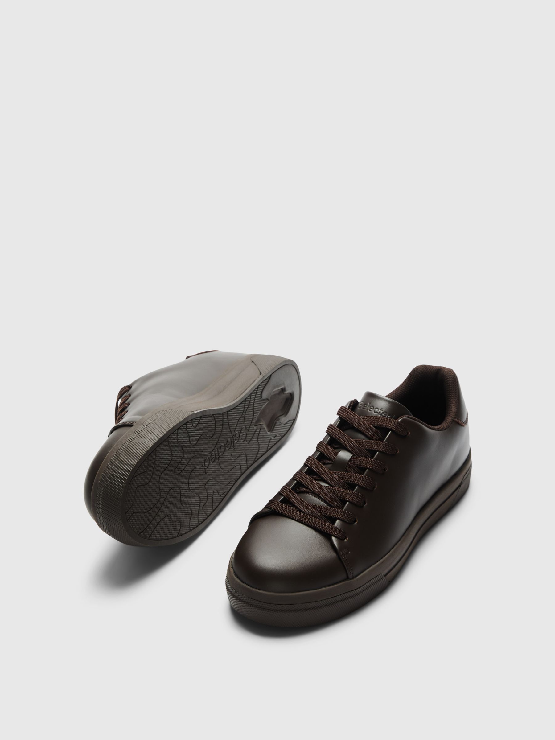 CHUNKY LEATHER TRAINERS