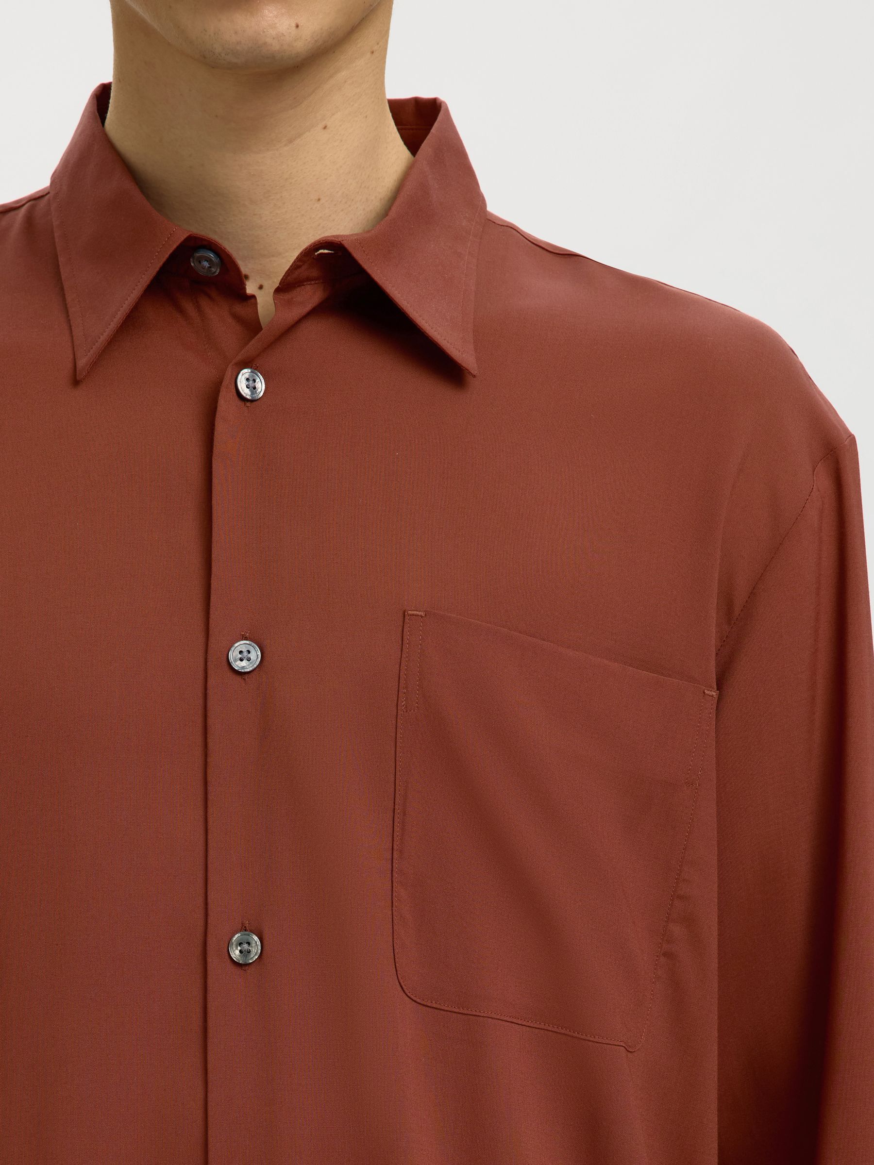 RELAXED FIT LONG SLEEVED SHIRT