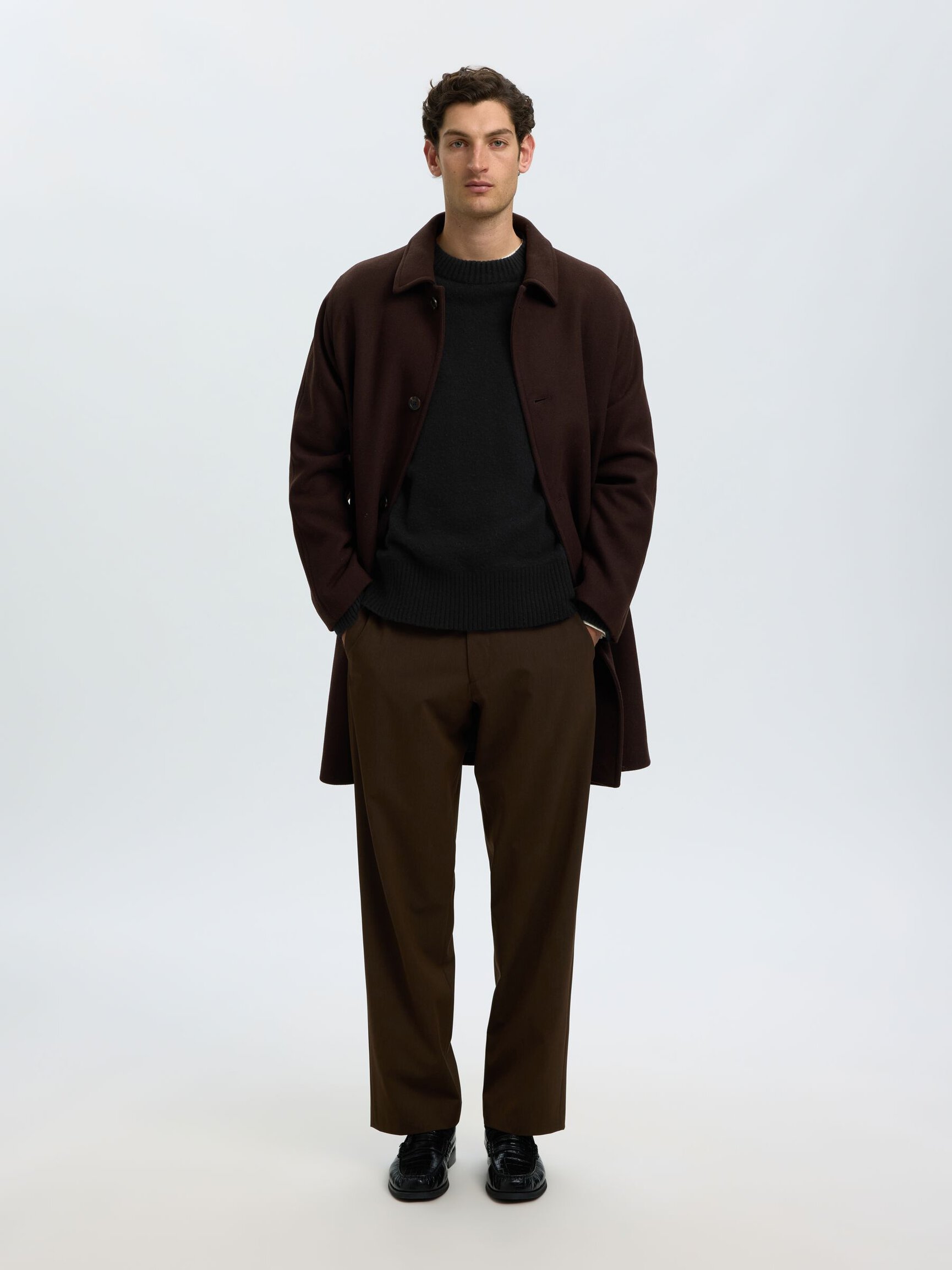 CASHMERE BLEND KNITTED PULLOVER
