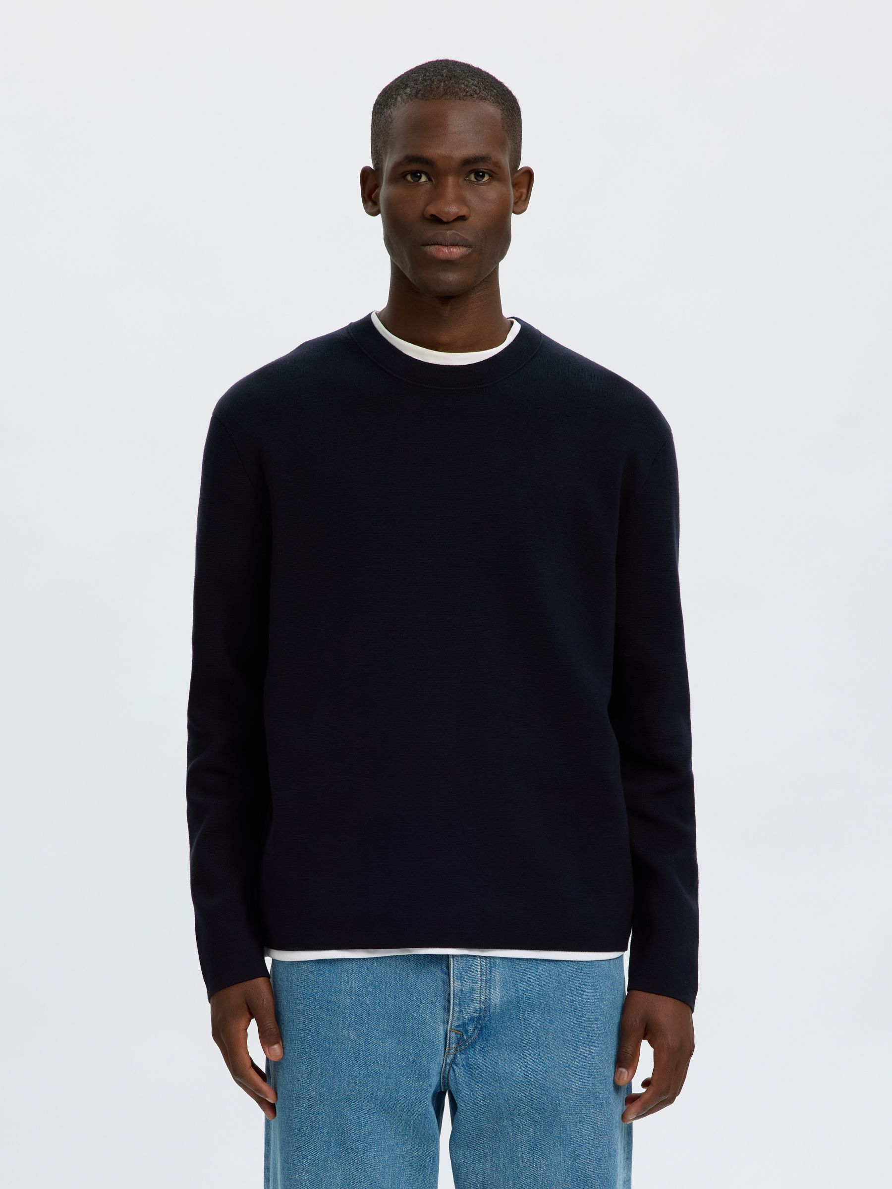 COTTON BLEND PULLOVER