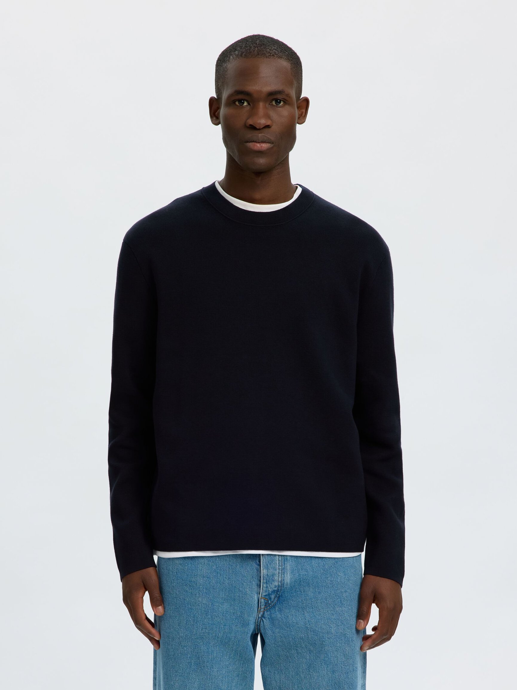 COTTON BLEND PULLOVER