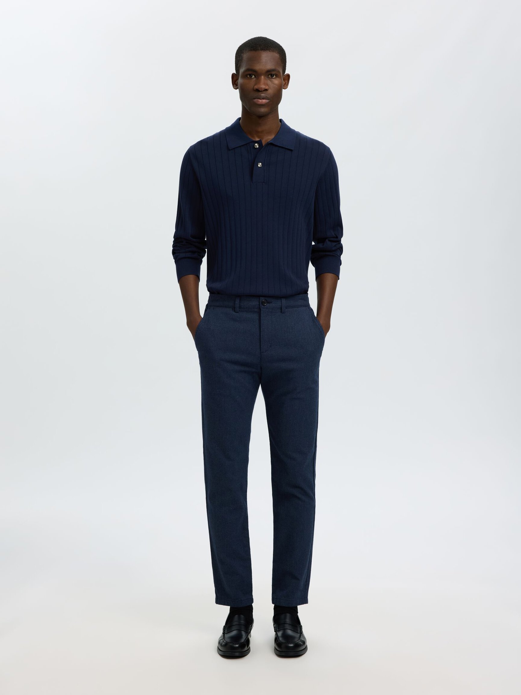 COTTON KNITTED POLO SHIRT