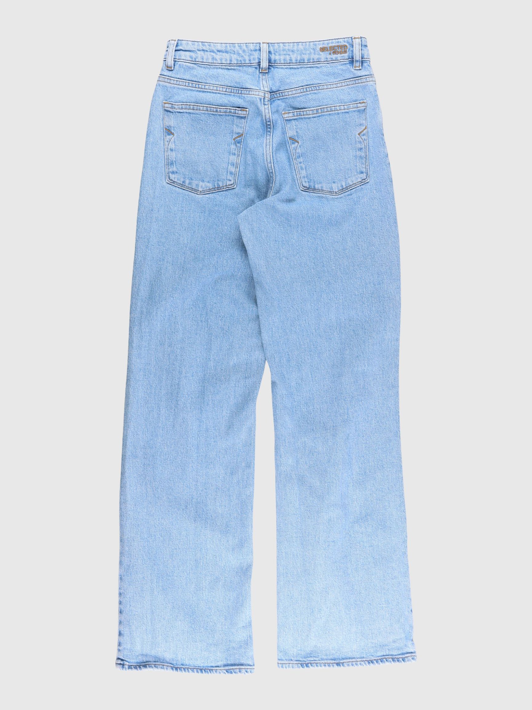 LIGHT WASH WIDE FIT JEANS