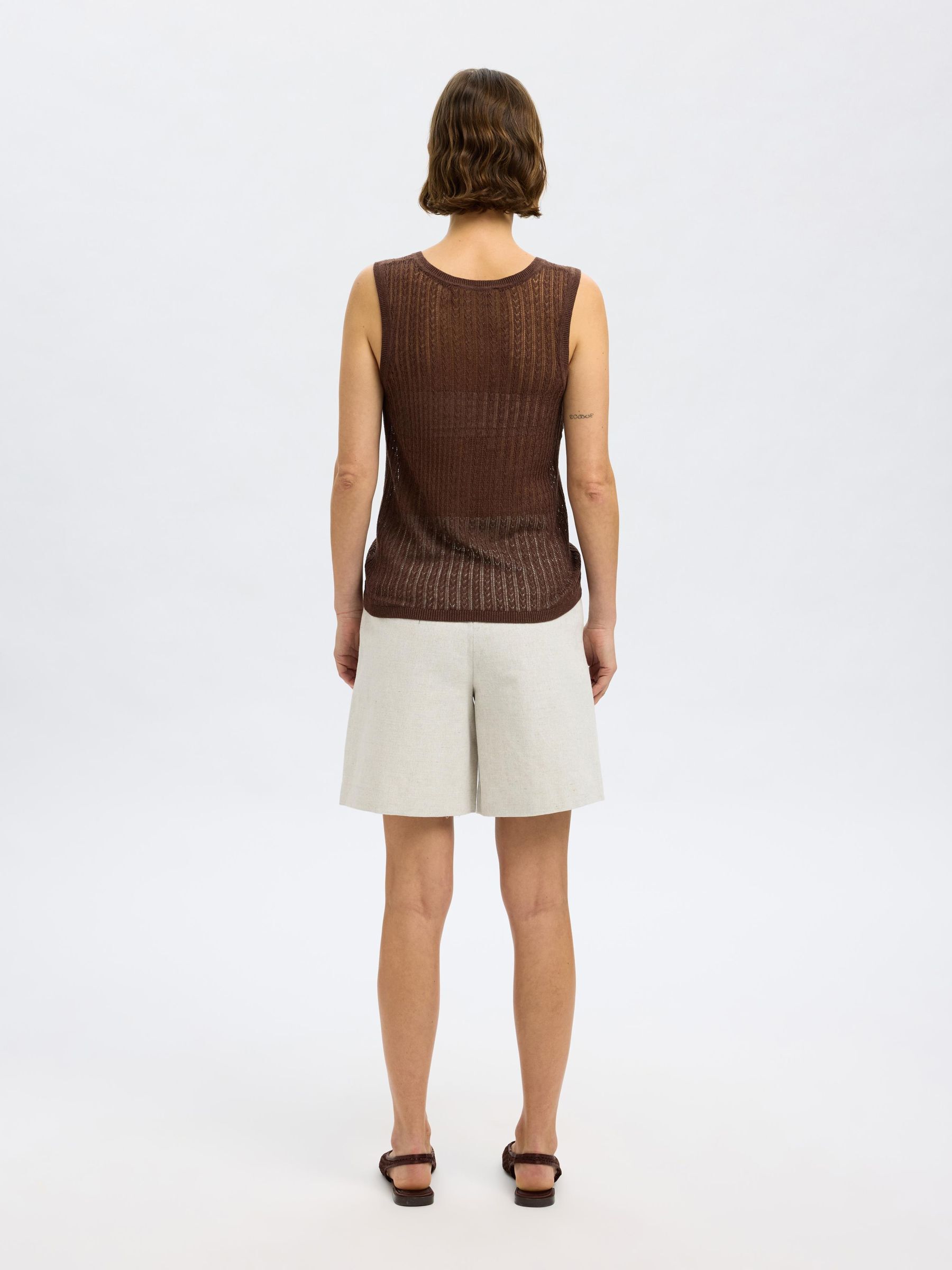 HEMP BLEND  KNITTED TOP