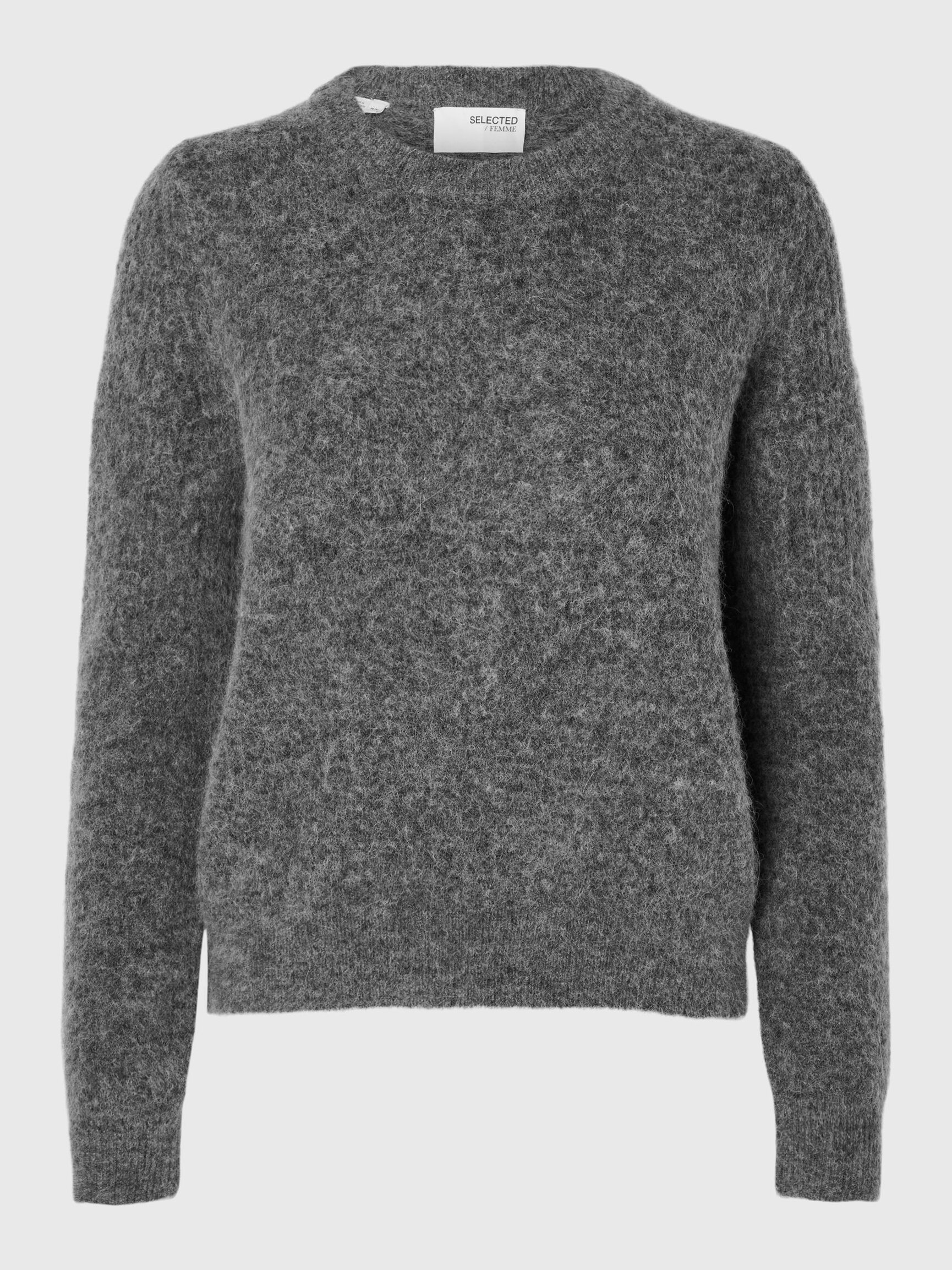 KNITTED WOOL BLEND JUMPER
