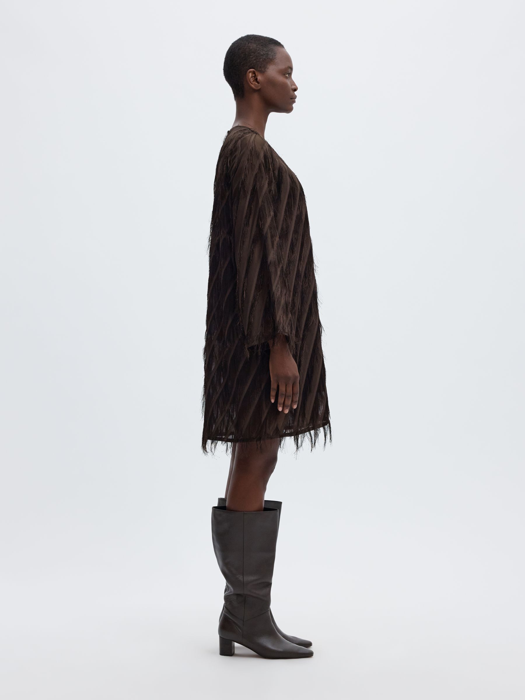 FRINGE MINI DRESS