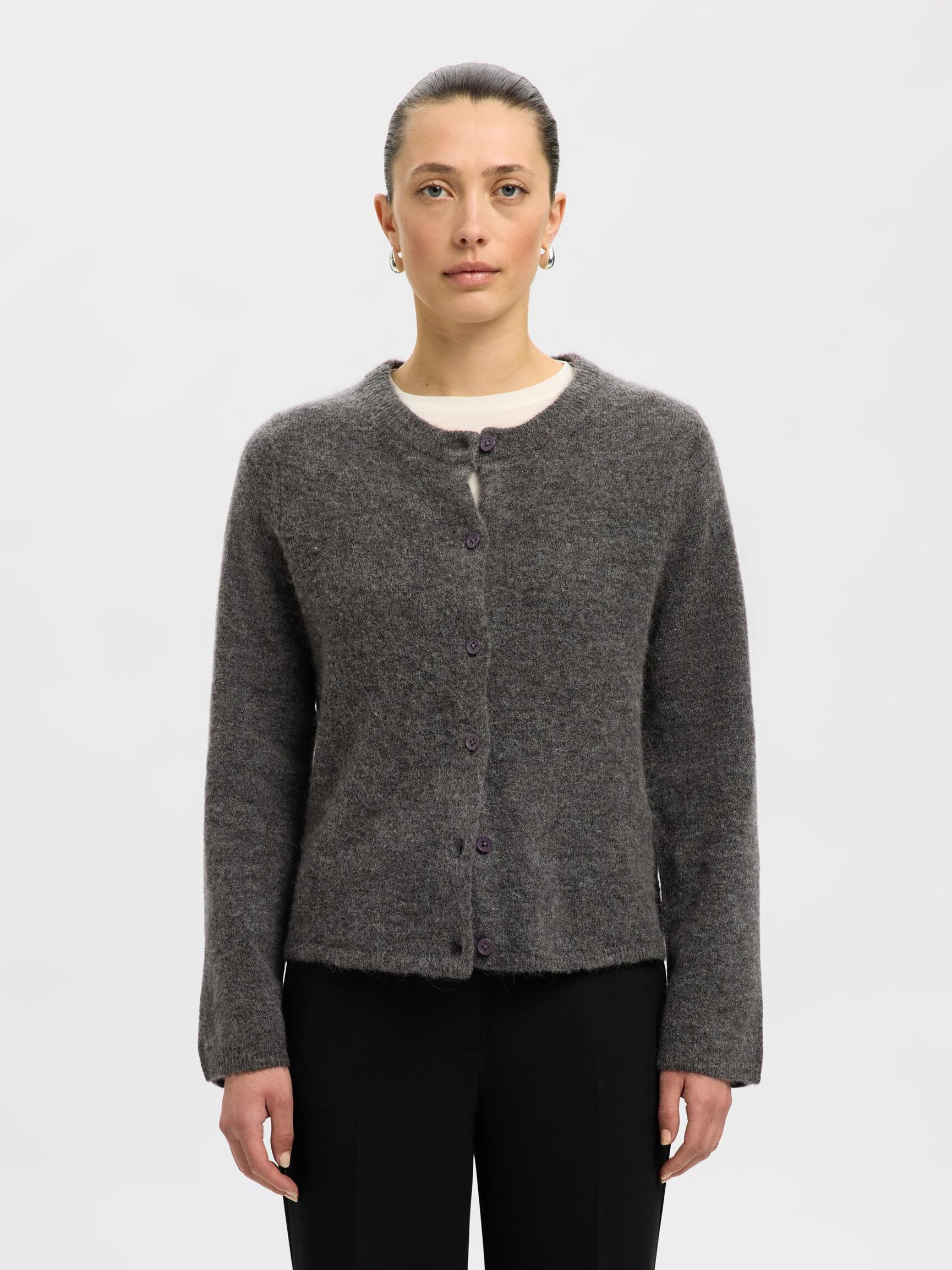 ULDBLANDING STRIKKET CARDIGAN