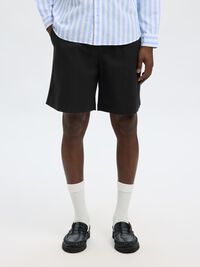 LOOSE-FIT SHORTS, Black, highres