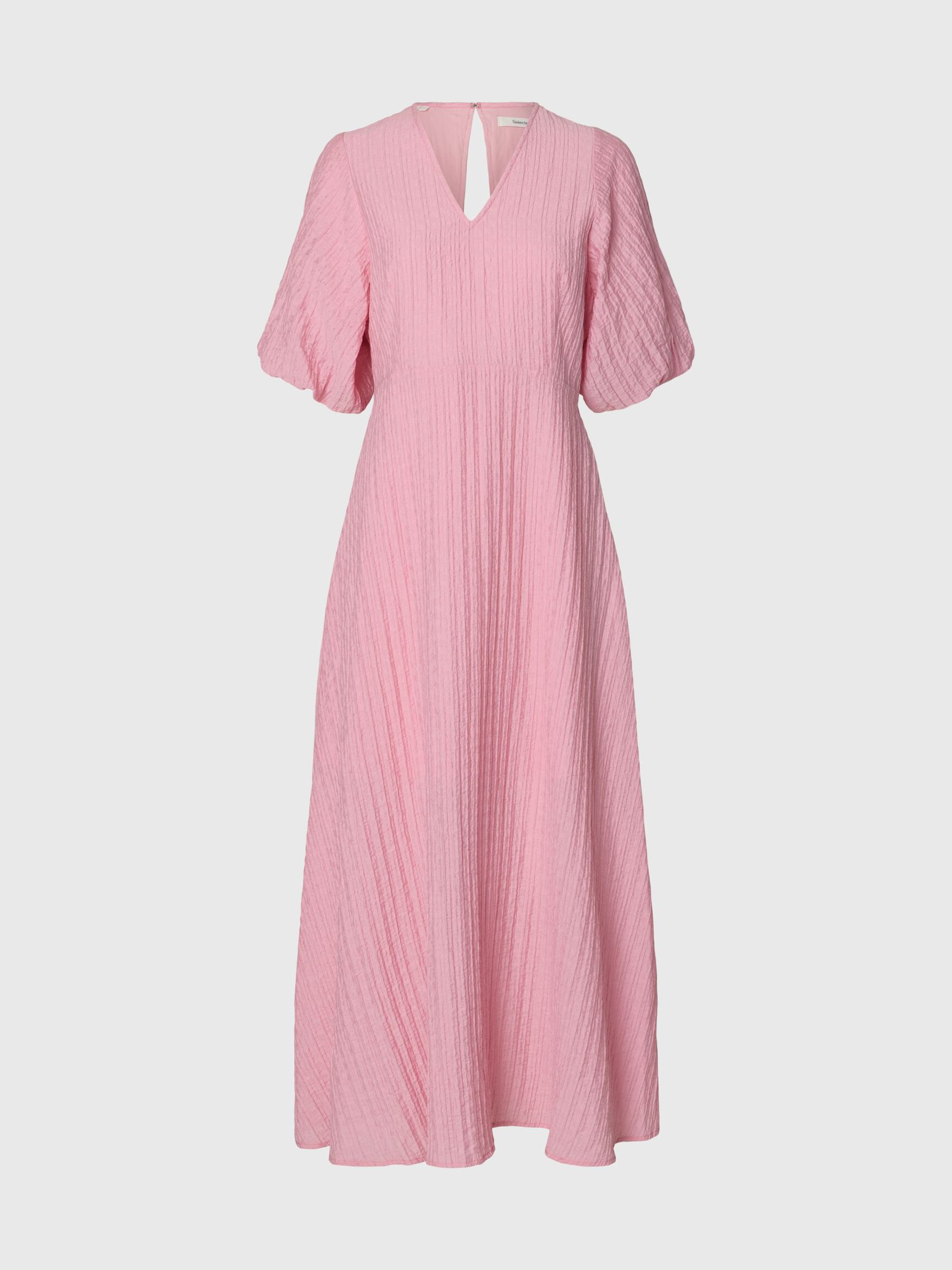 BALLOON SLEEVE MAXI DRESS