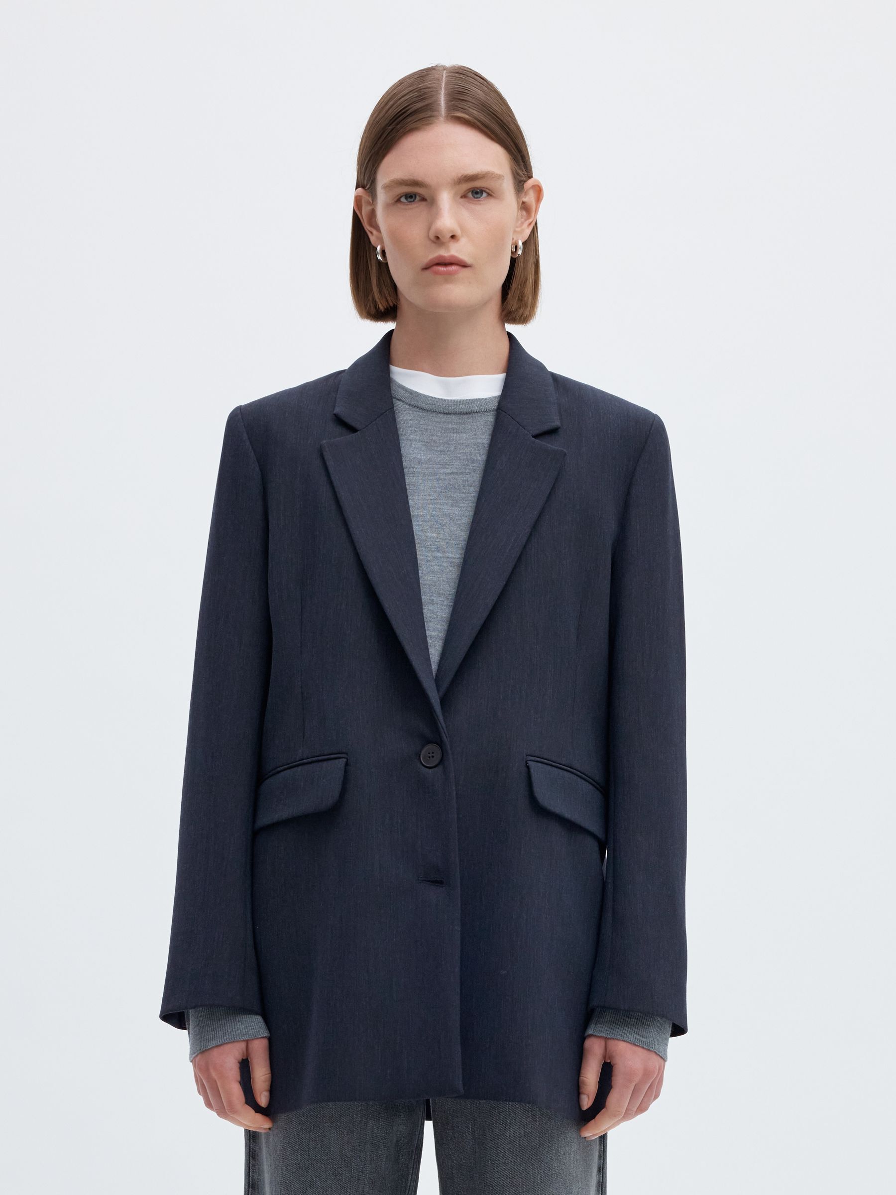 VISKOSEMIX OVERSIZED BLAZER
