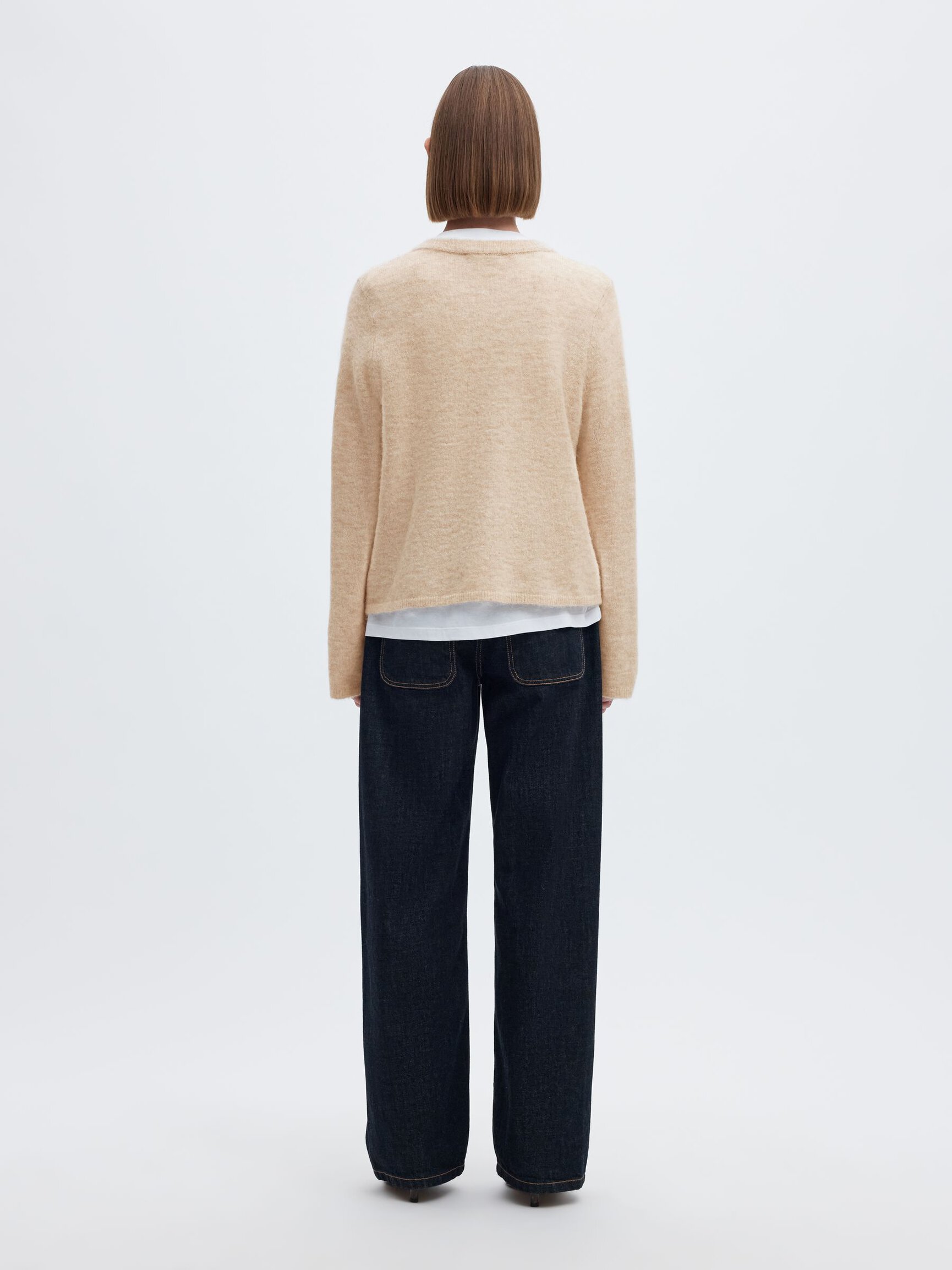 WOOL BLEND CARDIGAN
