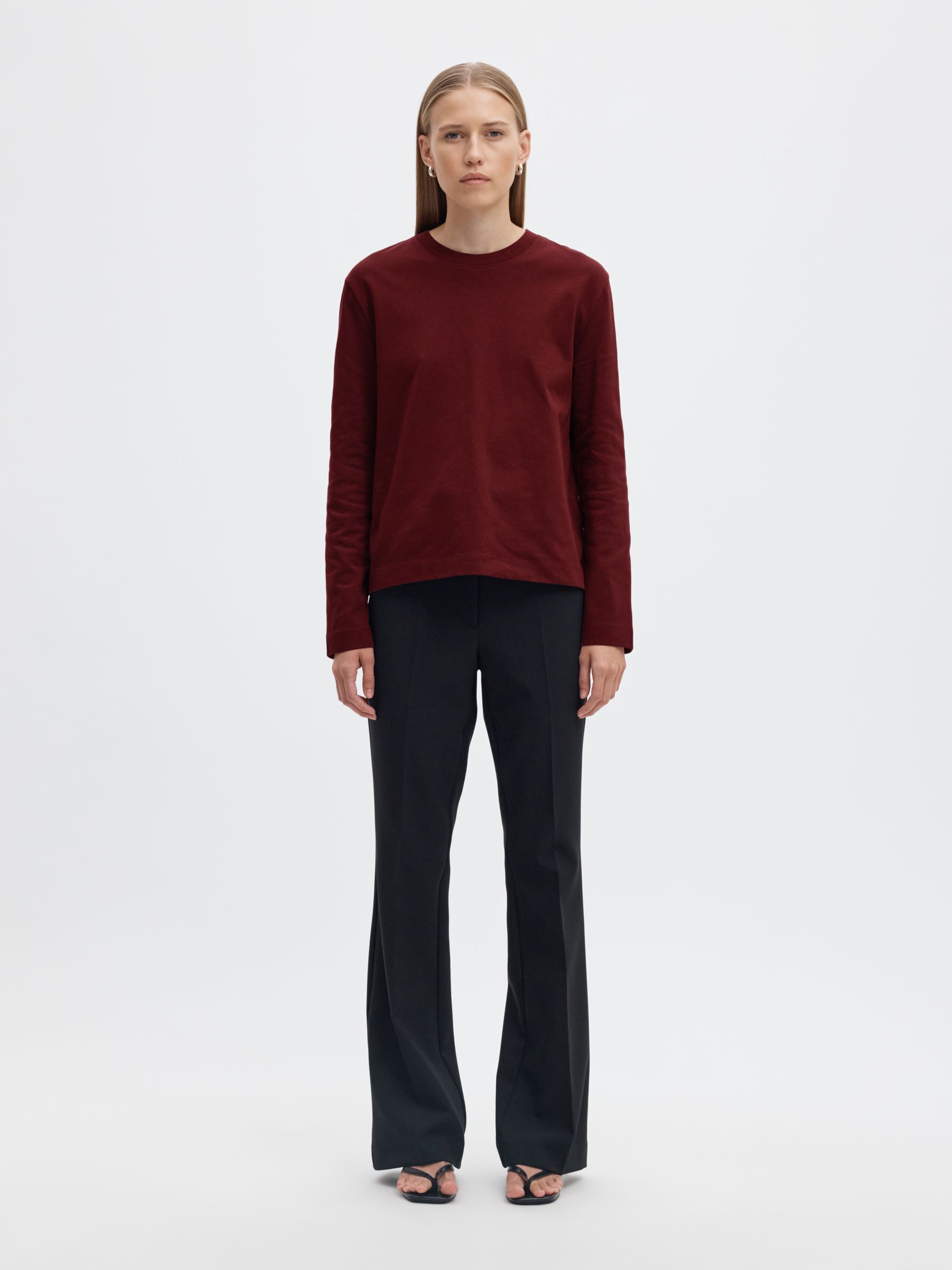LONG-SLEEVED BOXY T-SHIRT