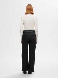 ZWART WIDE FIT JEANS, Black Denim, highres