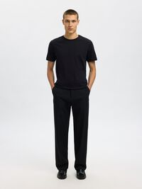 220 LOOSE FIT HOSEN, Black, highres