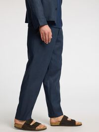 LOOSE FIT LINNEN BROEK, Outer Space, highres