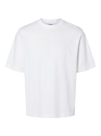LOOSE FIT T-SHIRT, Bright White, highres