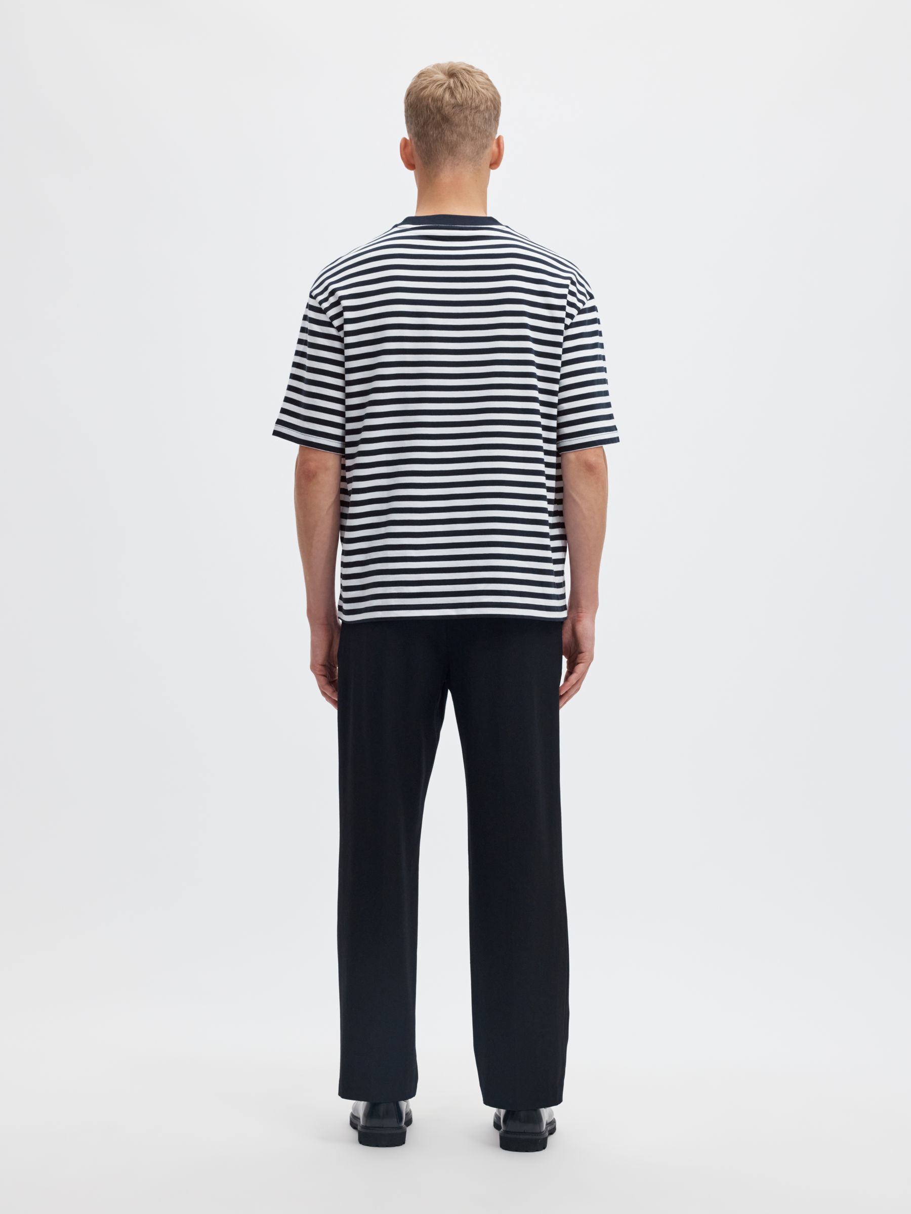 STRIPED RELAXED FIT T-SHIRT