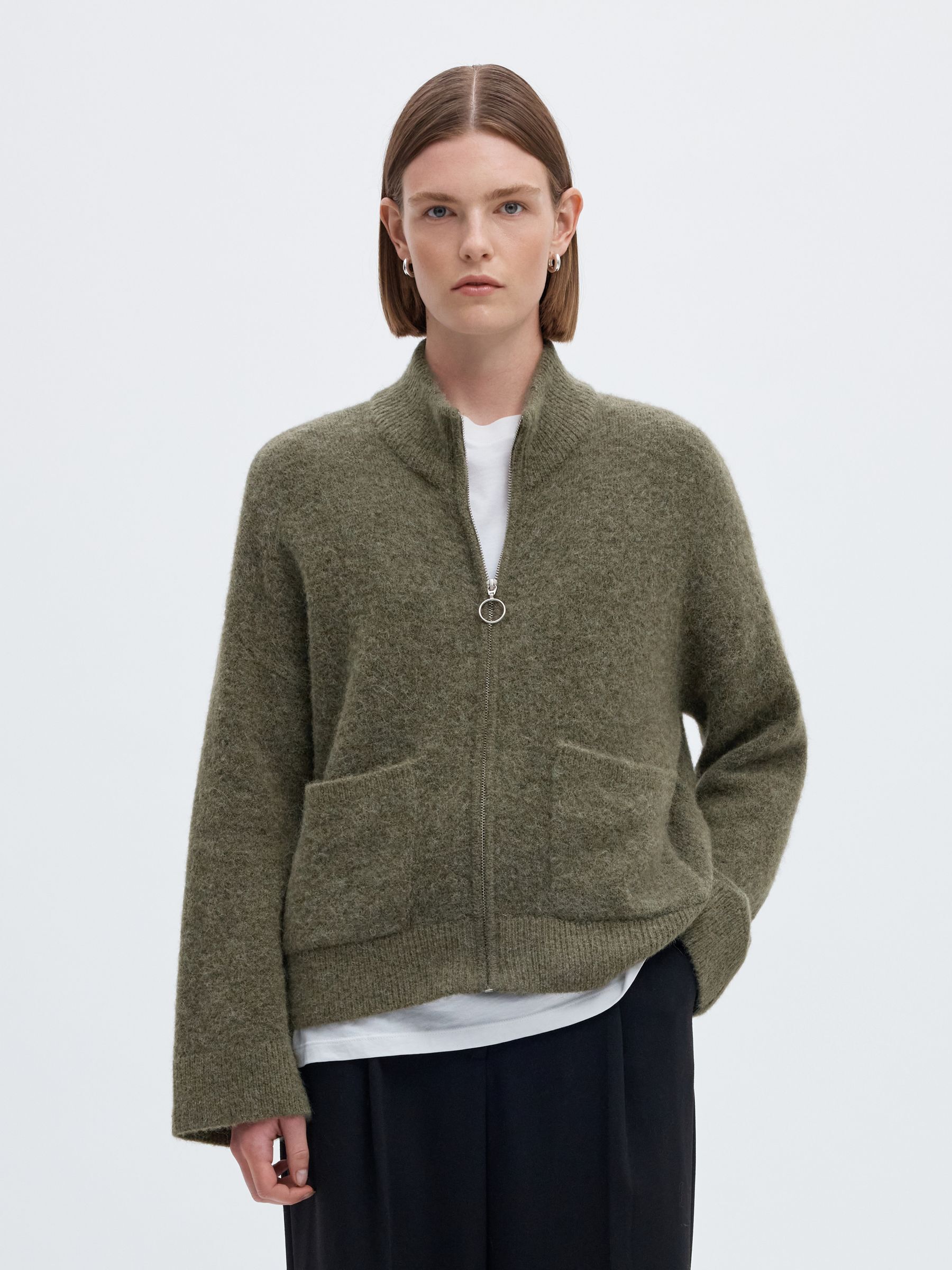 WOOL BLEND CARDIGAN