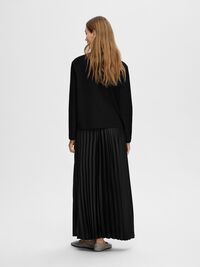 LONG-SLEEVED BOXY T-SHIRT, Black, highres
