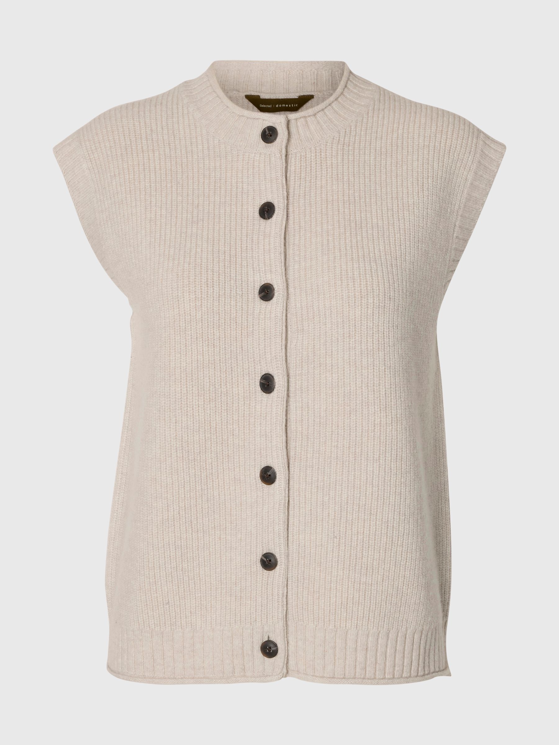 WOOL KNITTED VEST
