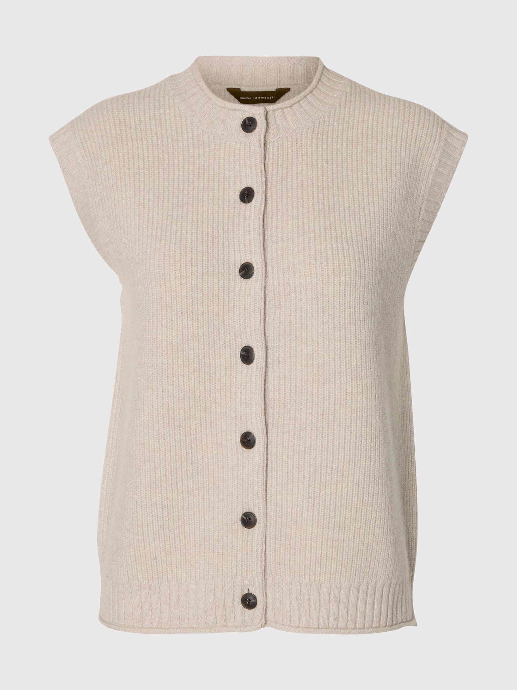 WOOL KNITTED VEST