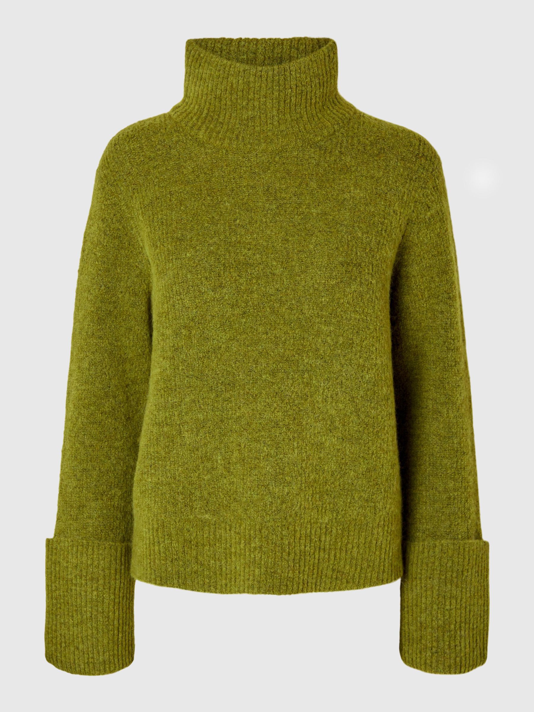 ROLL NECK WOOL BLEND JUMPER