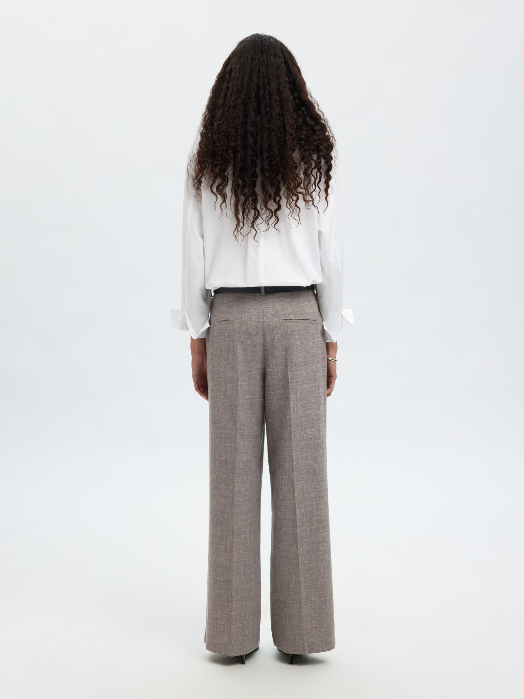 TAILORED WIDE-LEG TROUSERS