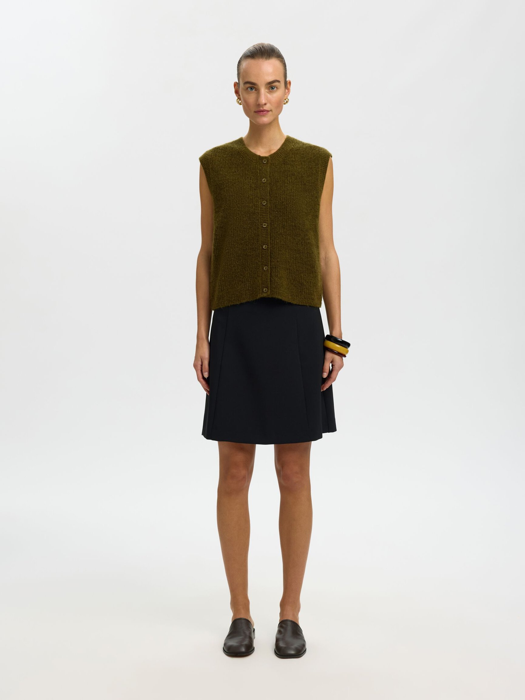 WOOL BLEND WAISTCOAT
